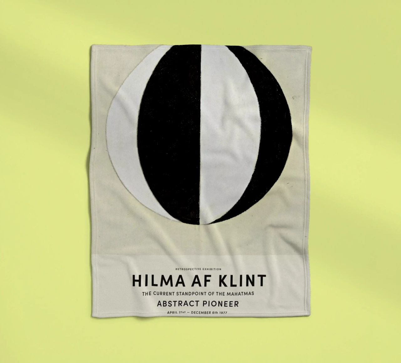 Hilma af Klint - The Current Standpoint of the Mahatmas coperta in pile da Vintage by JUNIQE