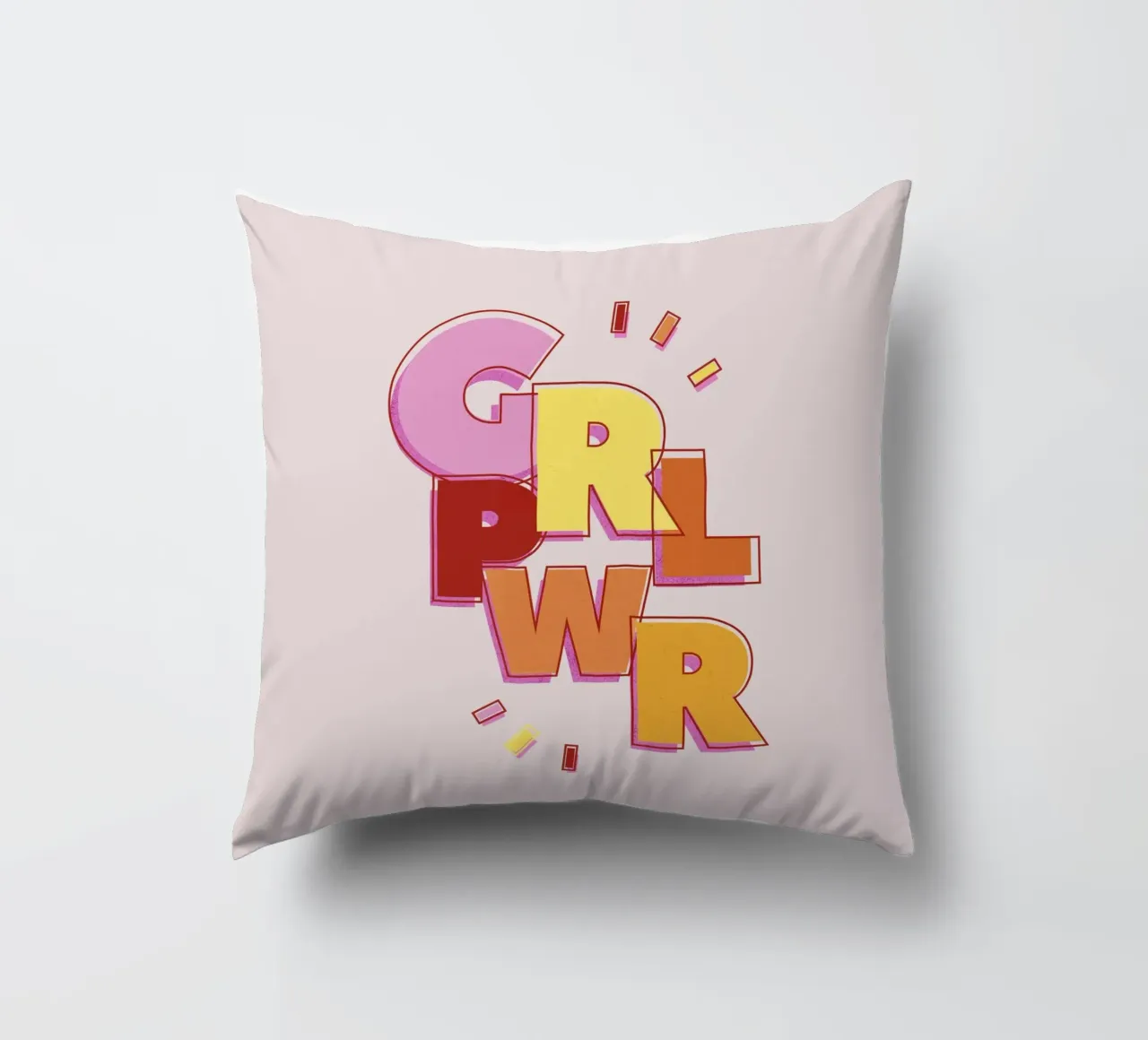 GRL PWR - Design femminista del potere delle ragazze cuscino da showmemars