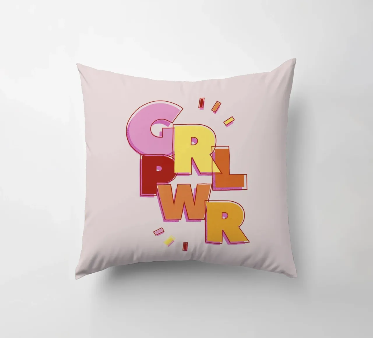 GRL PWR - Design femminista del potere delle ragazze cuscino da showmemars