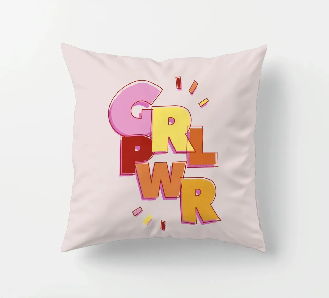 GRL PWR - Design femminista del potere delle ragazze cuscino da showmemars