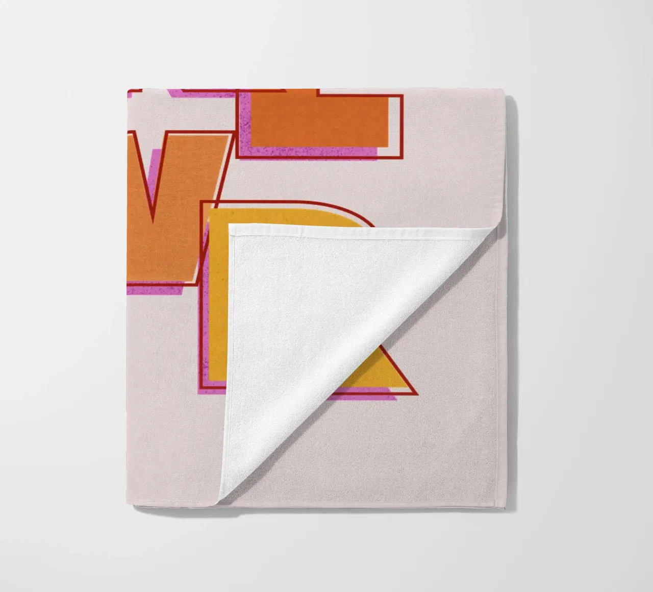 GRL PWR – Feminist Girl Power Design beach towel by showmemars