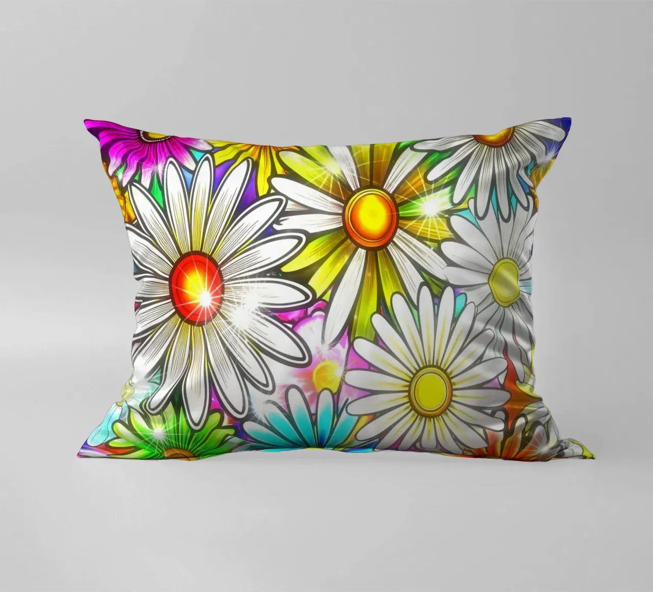 Daisy Disco Bloom cuscino da Botanical Pattern House