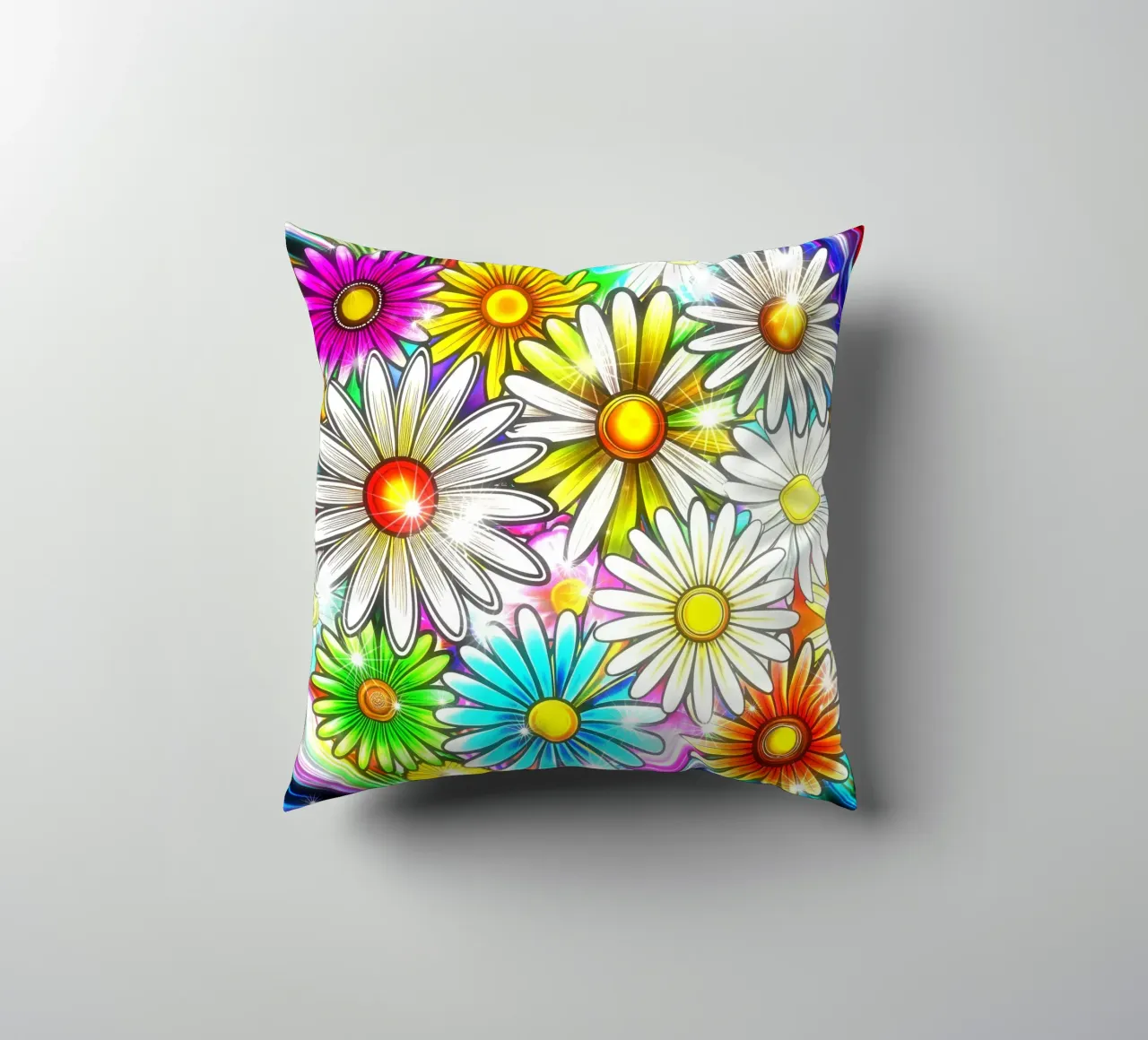Daisy Disco Bloom cuscino da Botanical Pattern House