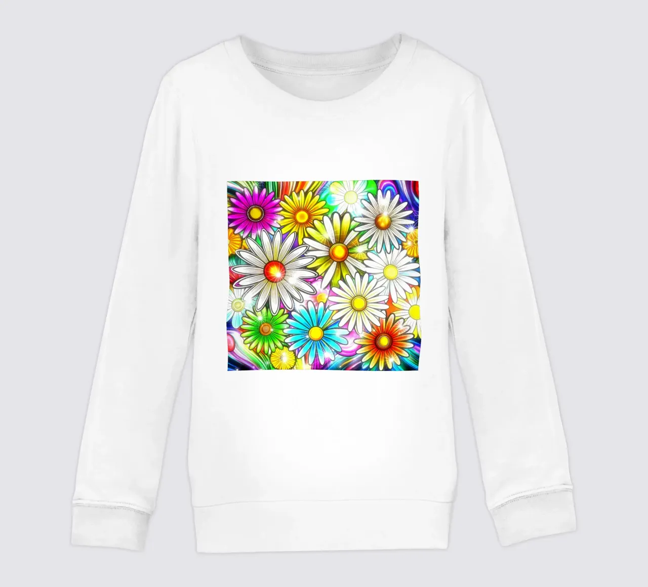 Daisy Disco Bloom felpa bambino da Botanical Pattern House