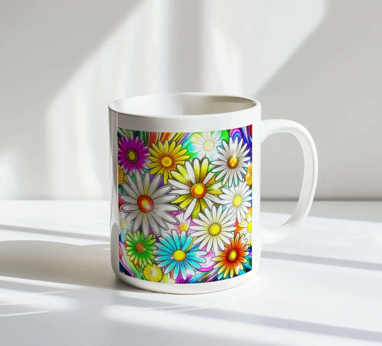 Daisy Disco Bloom tazza in ceramica da Botanical Pattern House