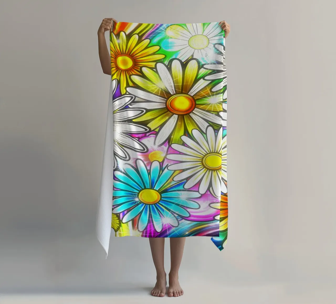 Daisy Disco Bloom telo mare da Botanical Pattern House