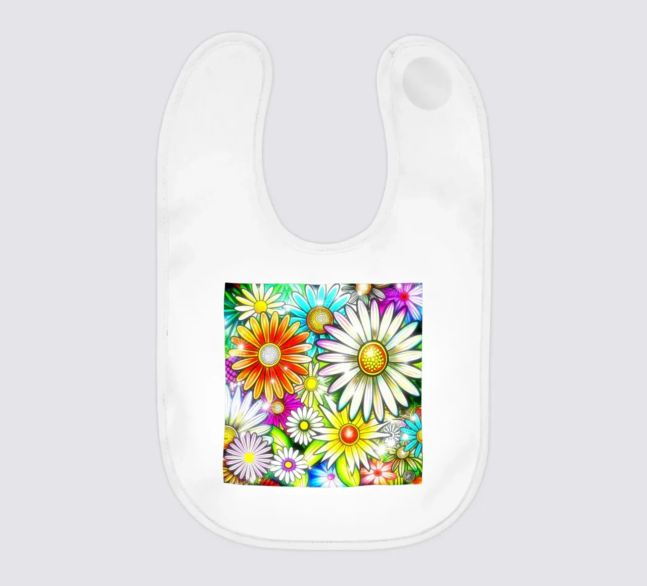 Daisy Disco Bloom bavaglino da Botanical Pattern House