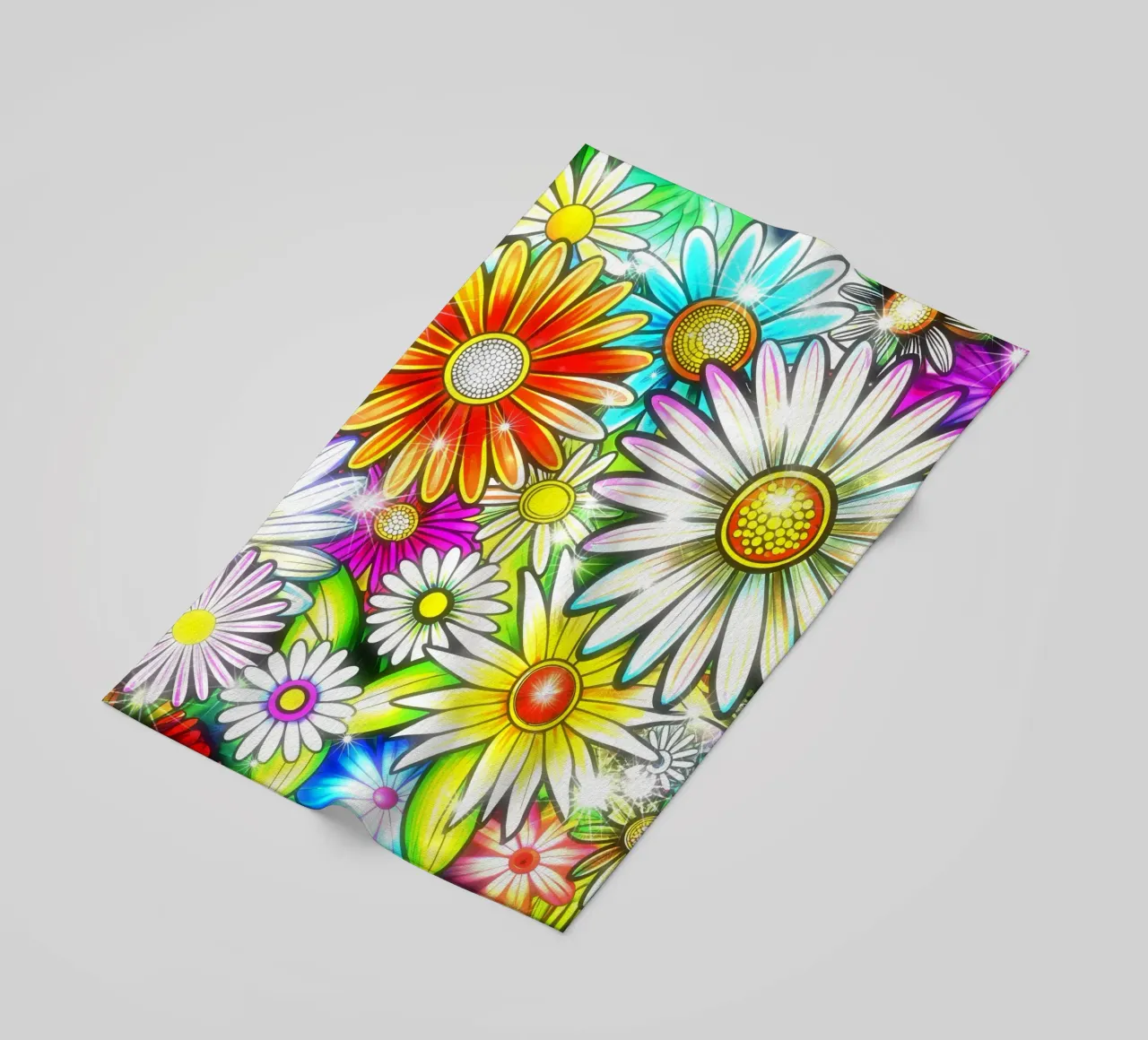 Daisy Disco Bloom telo mare da Botanical Pattern House
