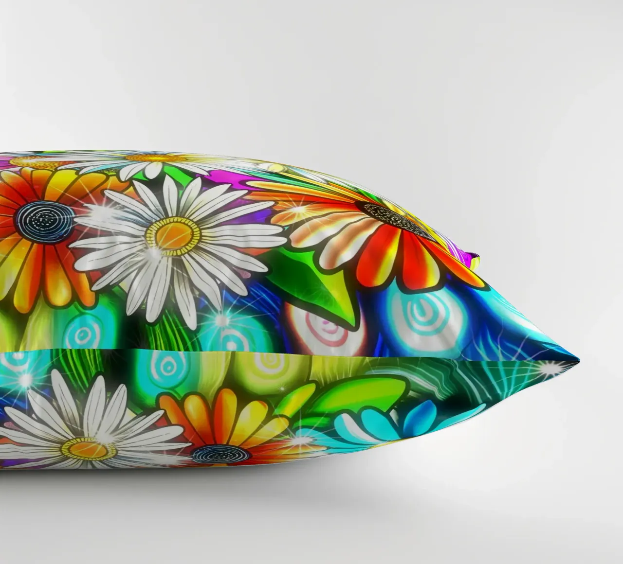 Daisy Disco Bloom cuscino da Botanical Pattern House