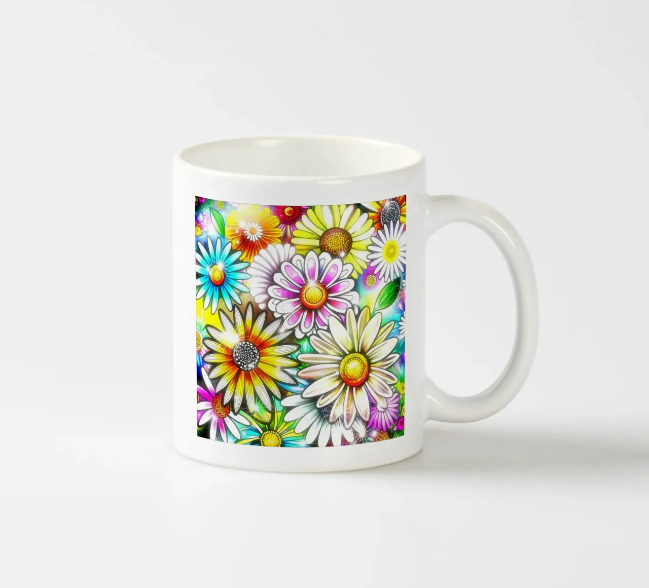 Daisy Disco Bloom tazza in ceramica da Botanical Pattern House