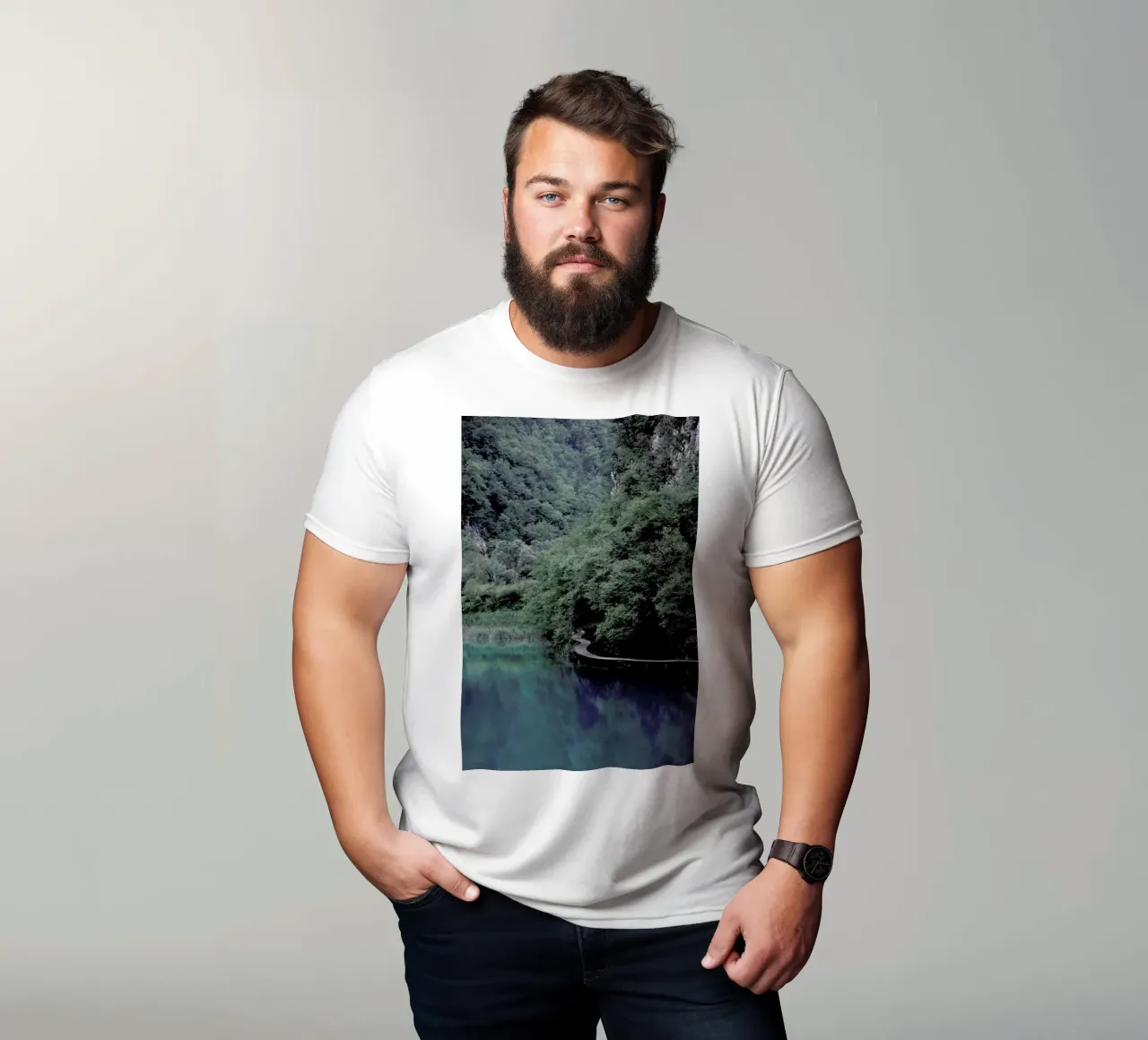 The Path under Trees t-shirt da Studio Nahili