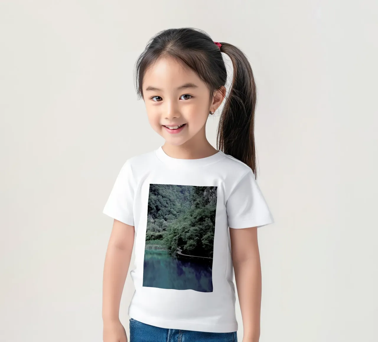 The Path under Trees t-shirt bambini da Studio Nahili