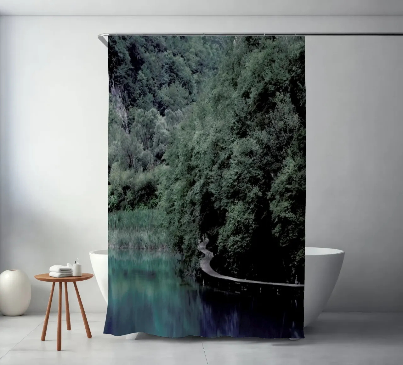 The Path under Trees tenda da doccia da Studio Nahili