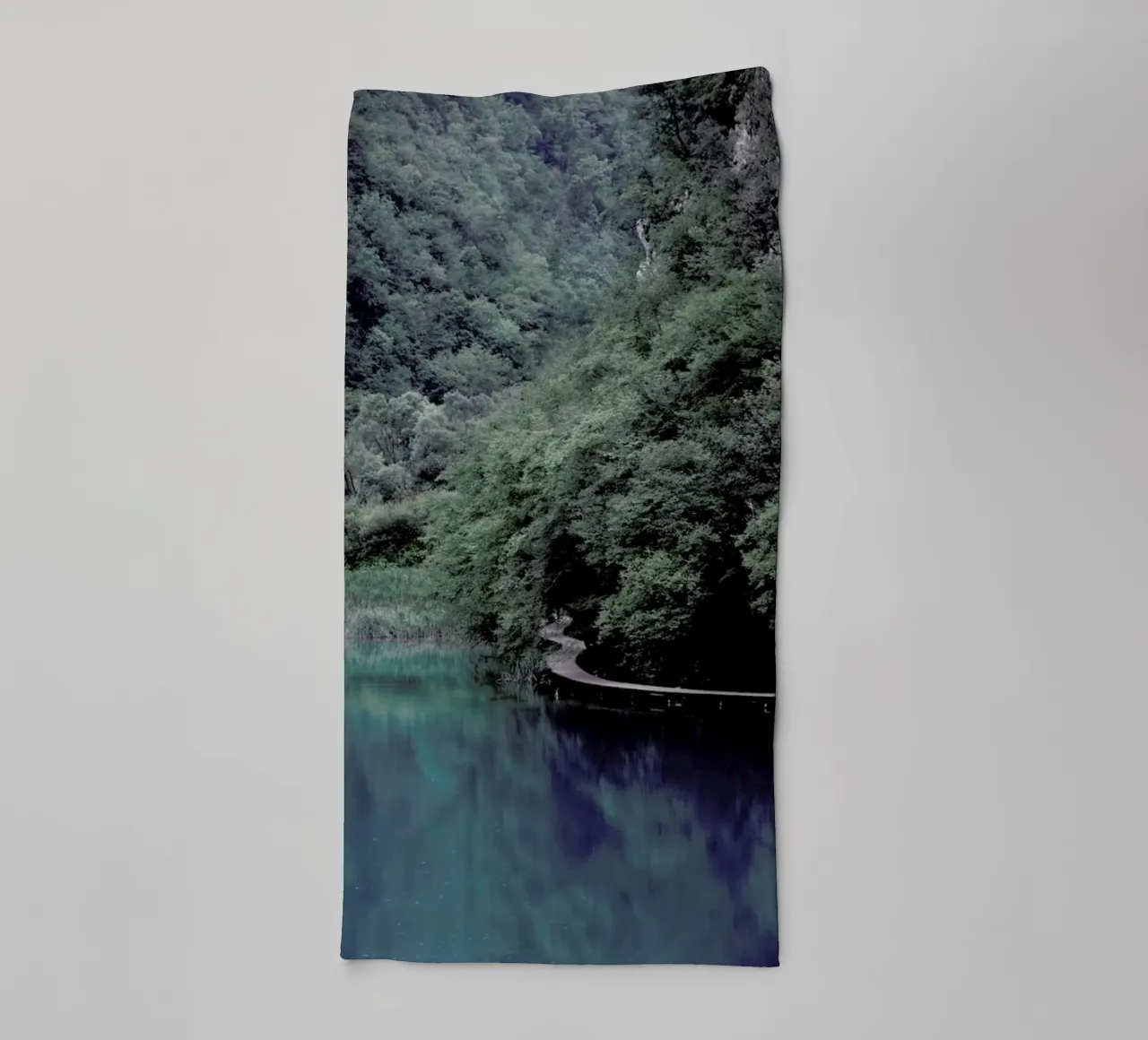 The Path under Trees towel by Studio Nahili
