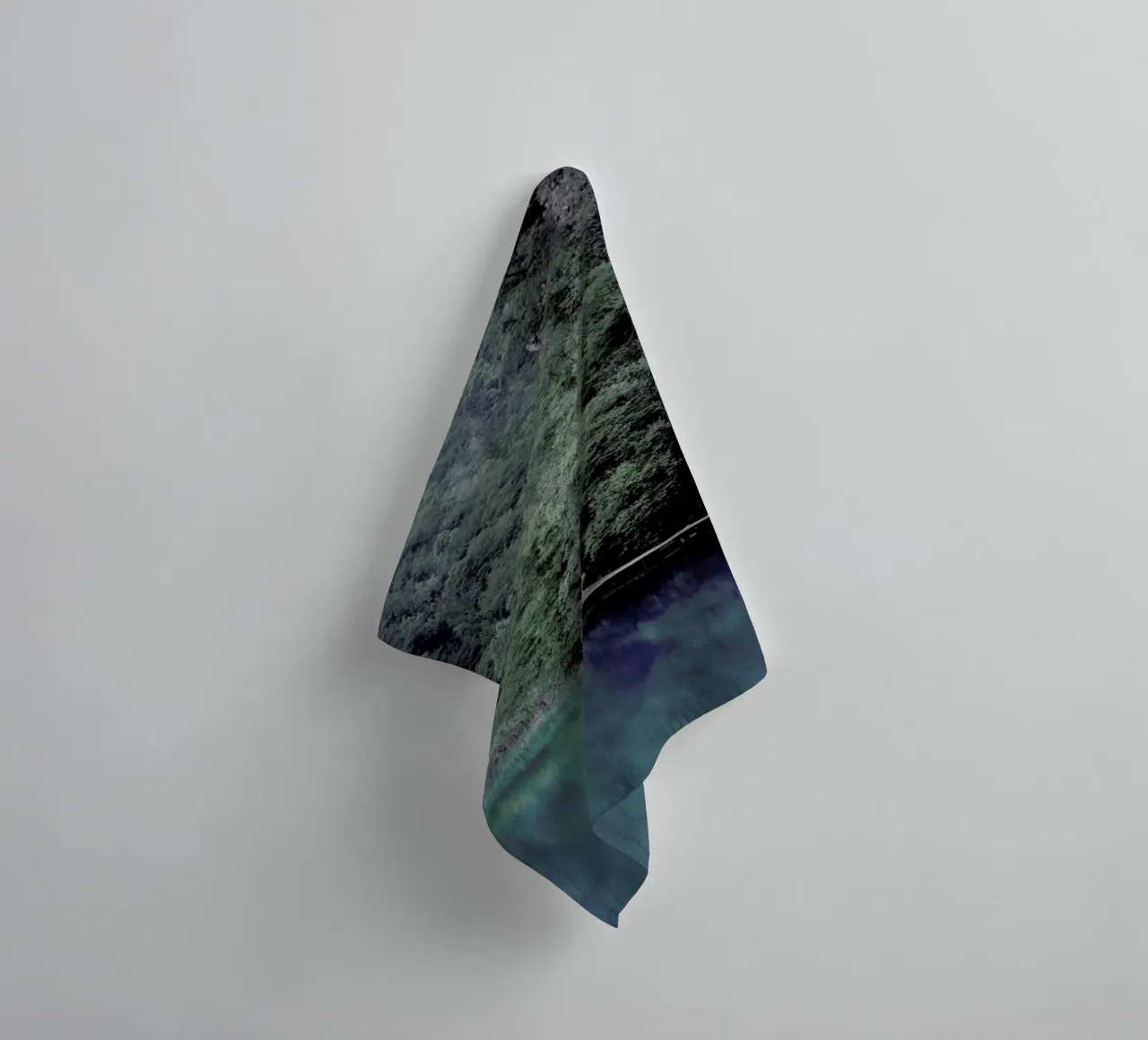 The Path under Trees towel by Studio Nahili