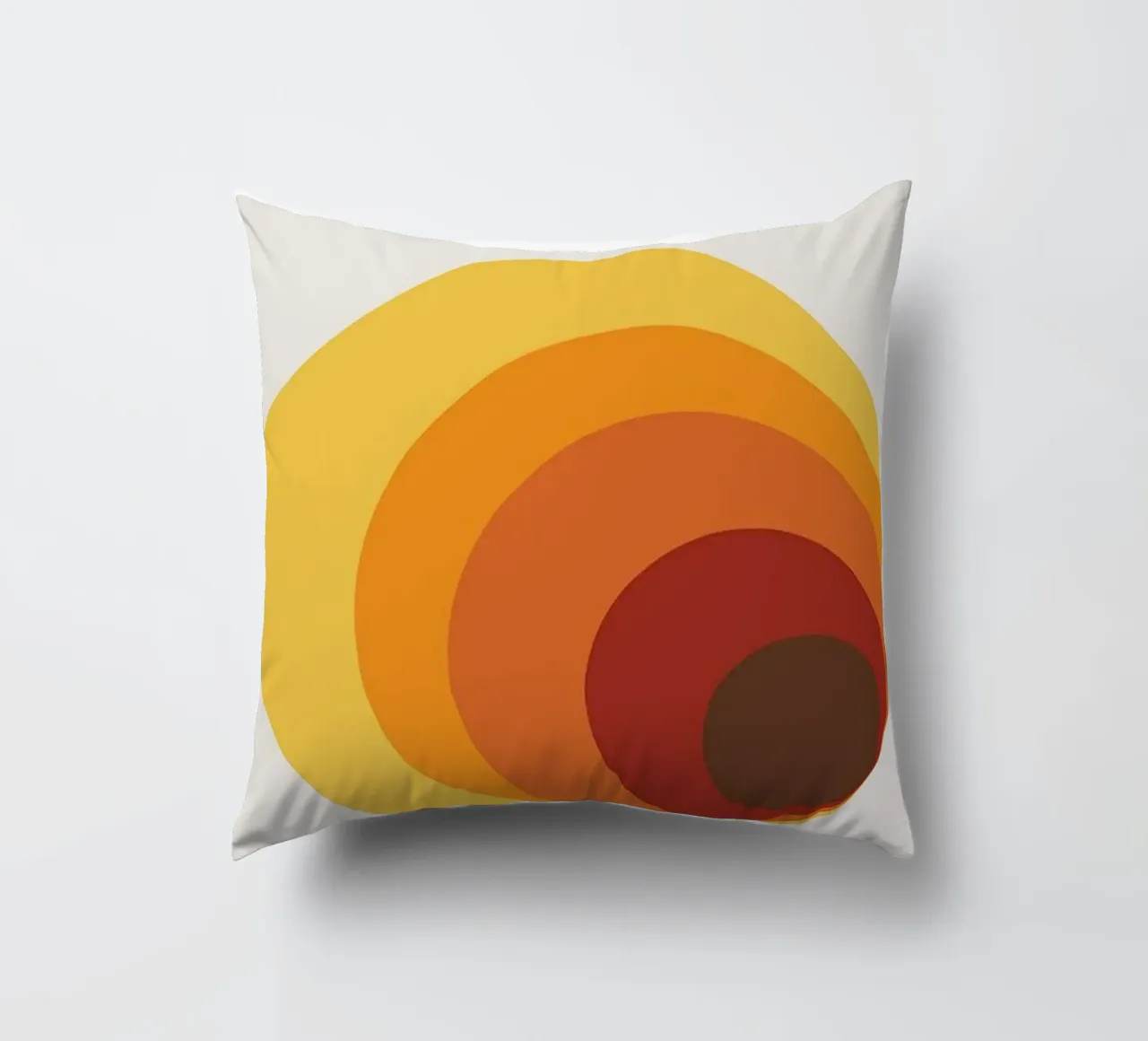 The Orange hole decorative cushion by Piere art Shops