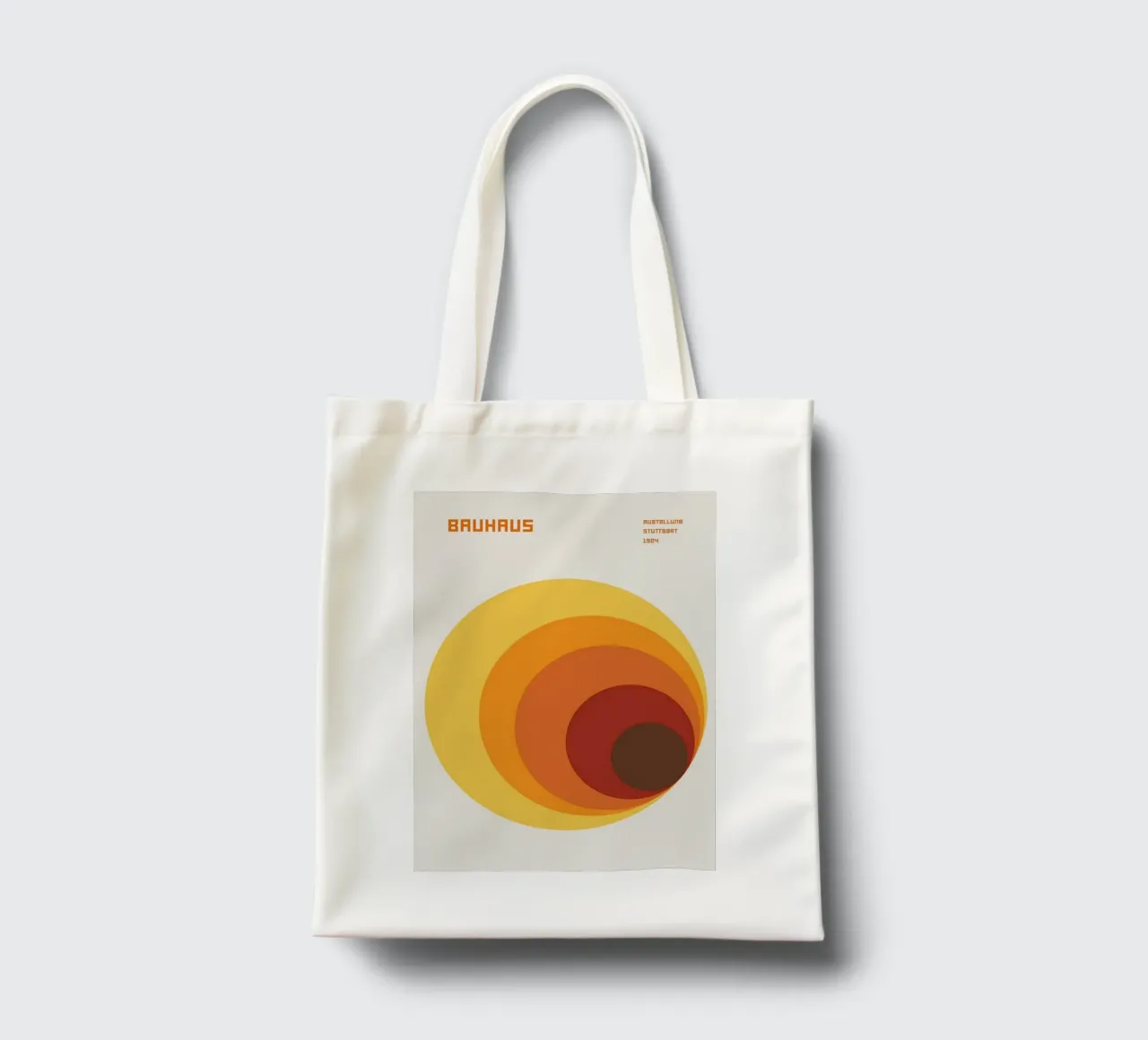 Il buco arancione borsa in juta da Piere art Shops