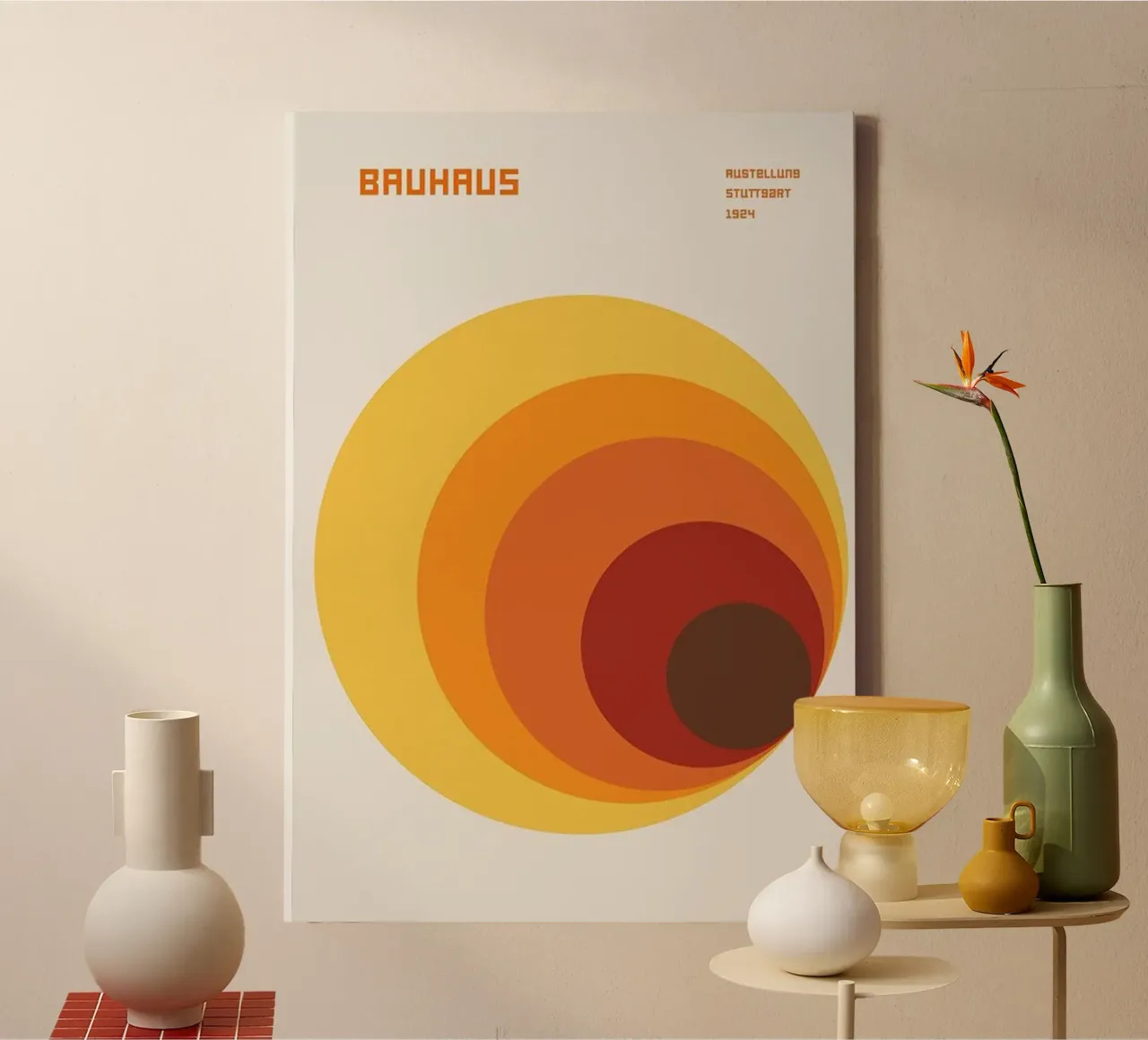 The Orange hole canvas by Piere art Shops
