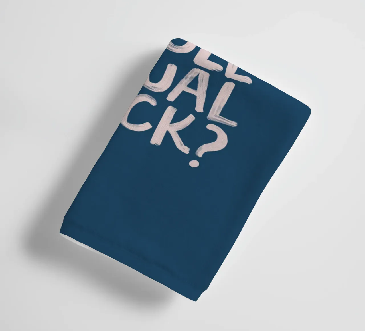 Do I Look Like I Give a Single Actual Fuck Typography Print towel by THE MOTIVATED TYPE