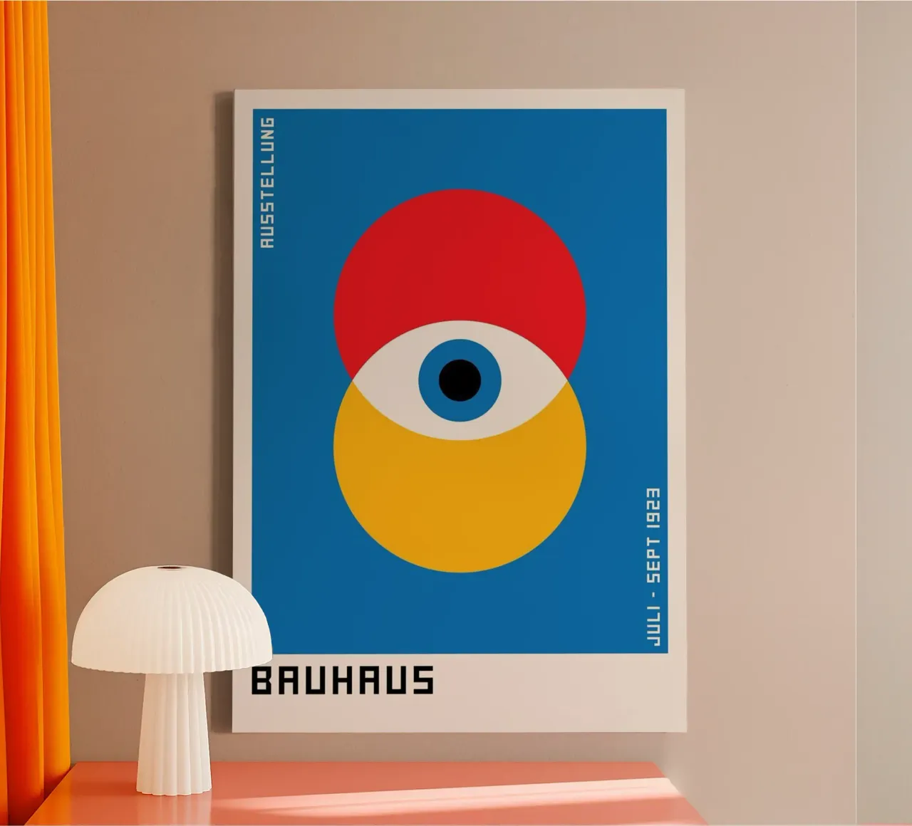 Cercle noir dans deux cercles toile de Piere art Shops