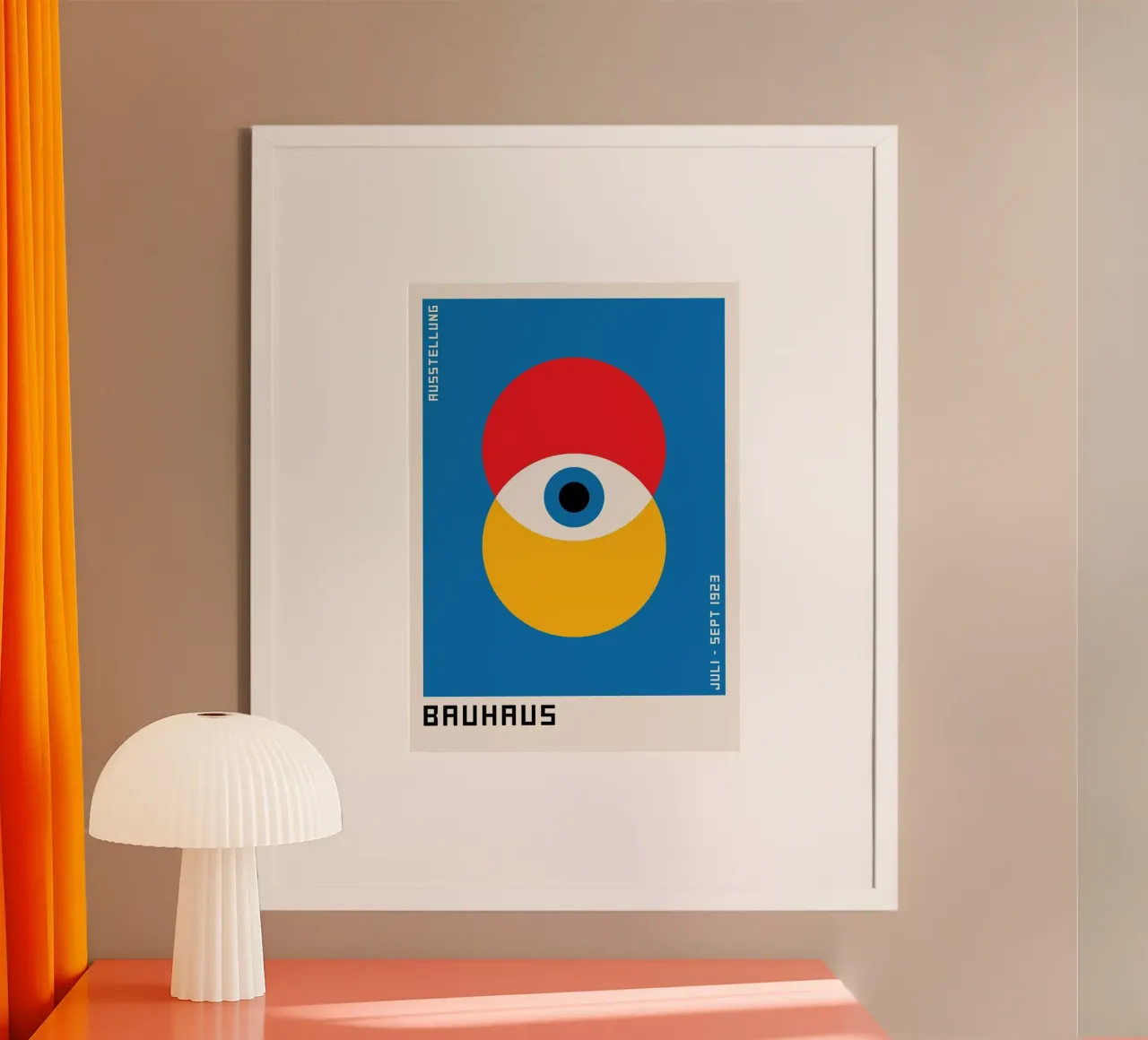 Cerchio nero in due cerchi poster da Piere art Shops