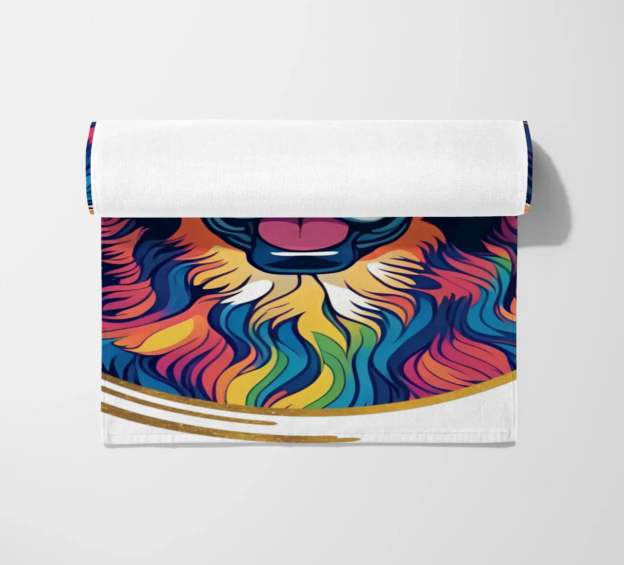 Bernersennen in Bunt #46 beach towel by Yumis.Beargang.and.Me
