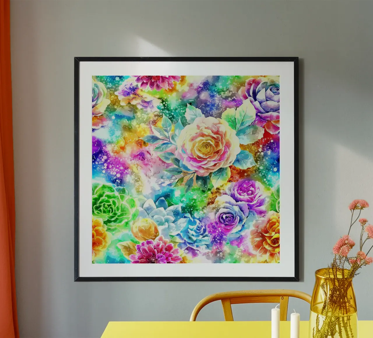 Paesaggio fiorito etereo poster da Botanical Pattern House
