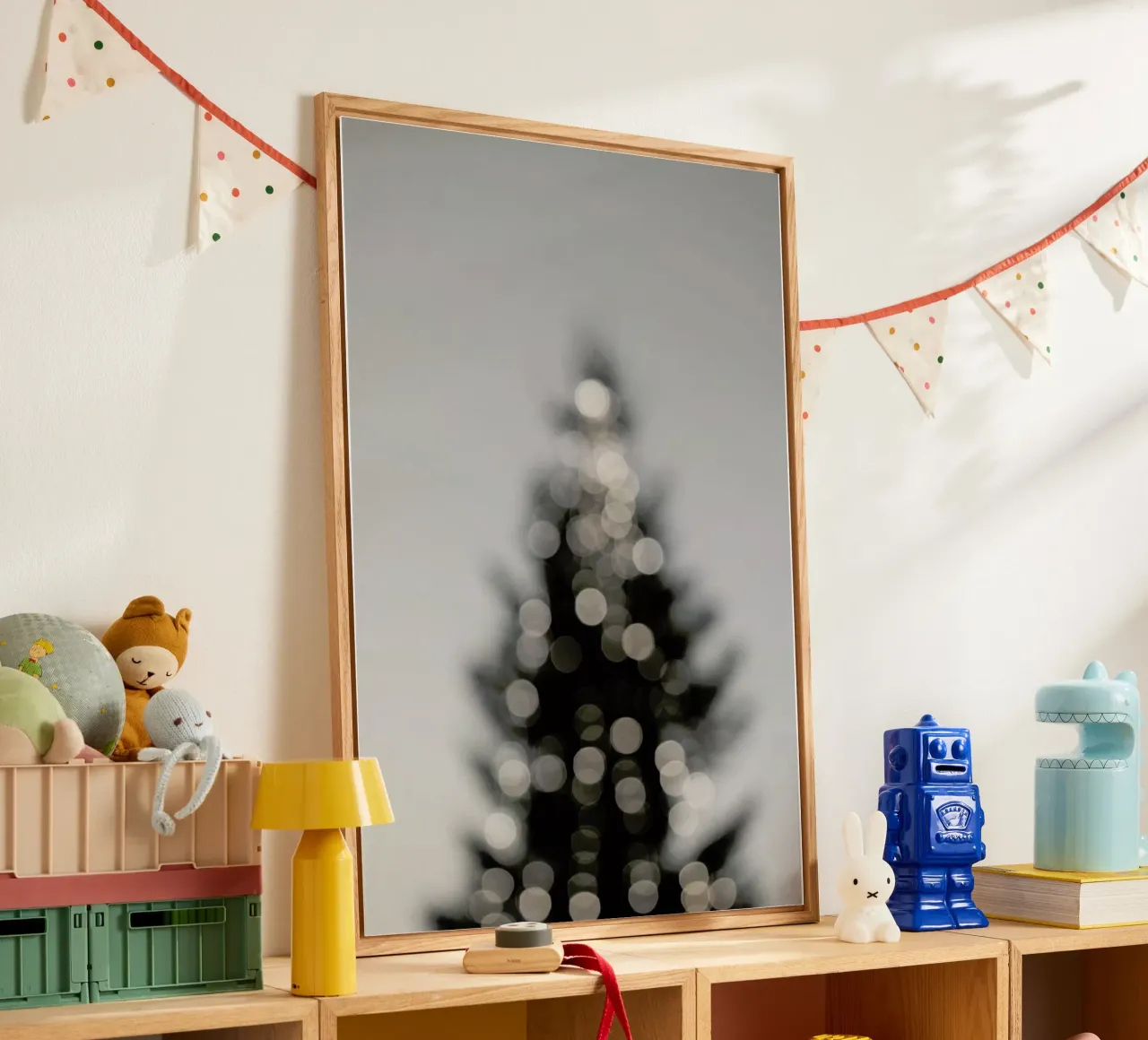 Merry Merry Christmas - Black & White Edition plexiglass da Studio Nahili