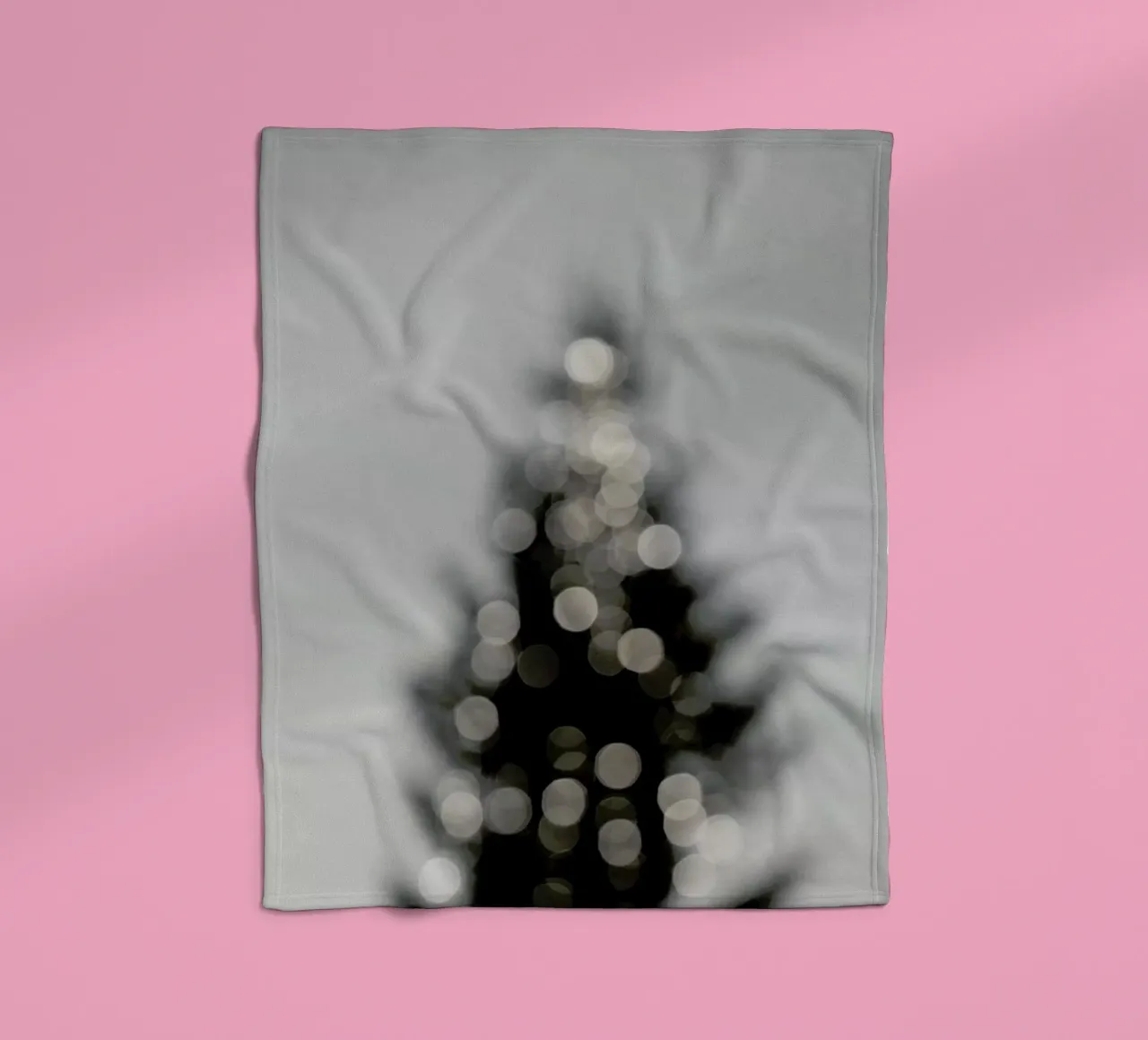 Merry Merry Christmas - Black & White Edition coperta in pile da Studio Nahili