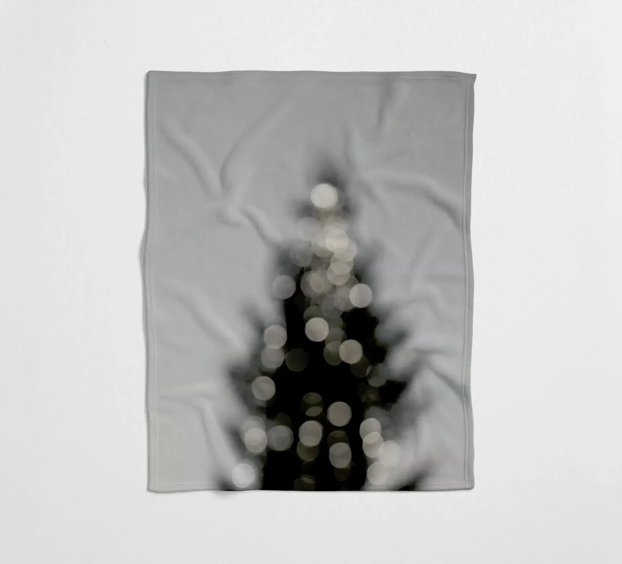 Merry Merry Christmas - Black & White Edition coperta in pile da Studio Nahili