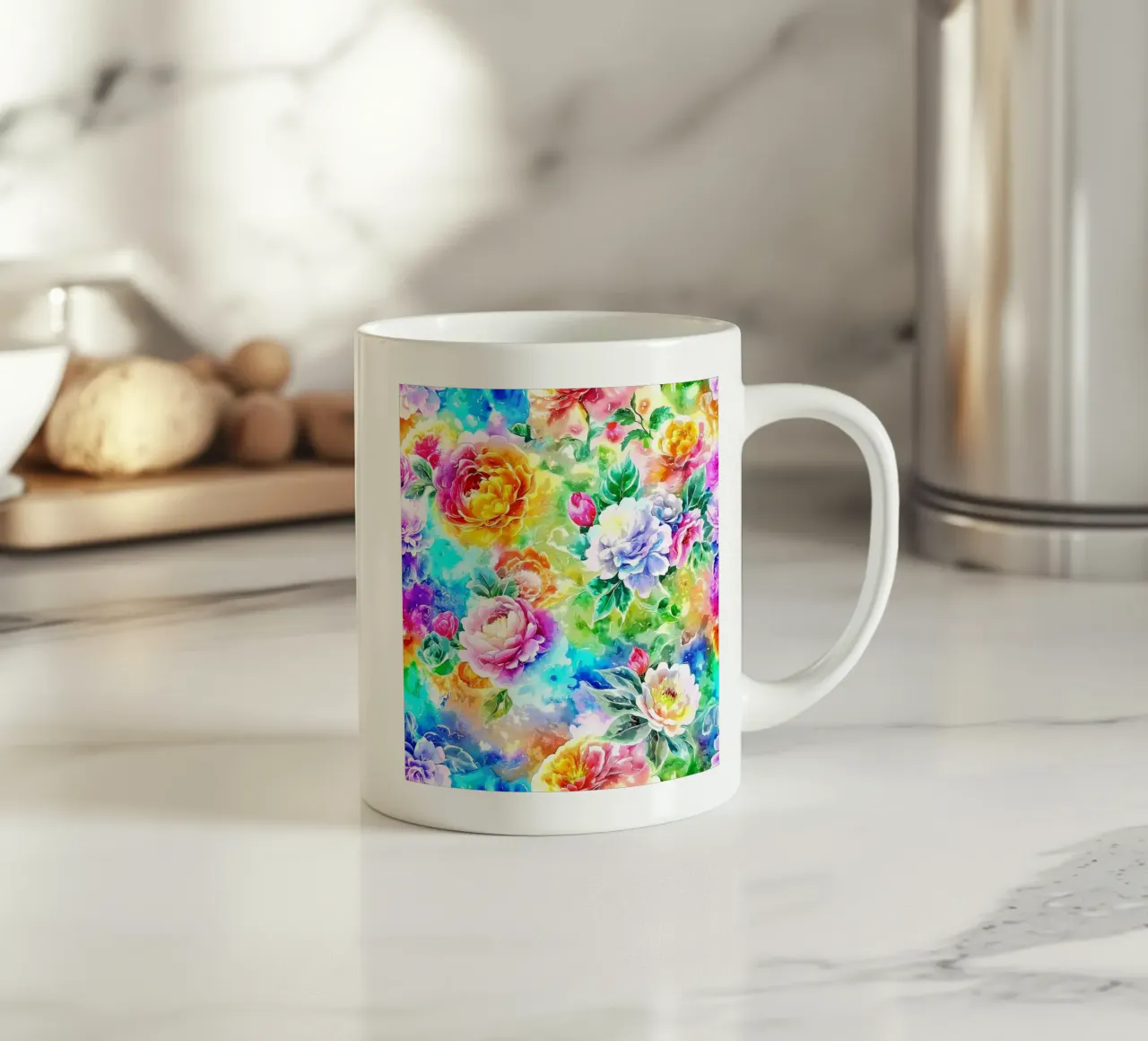 Paesaggio fiorito etereo tazza in ceramica da Botanical Pattern House