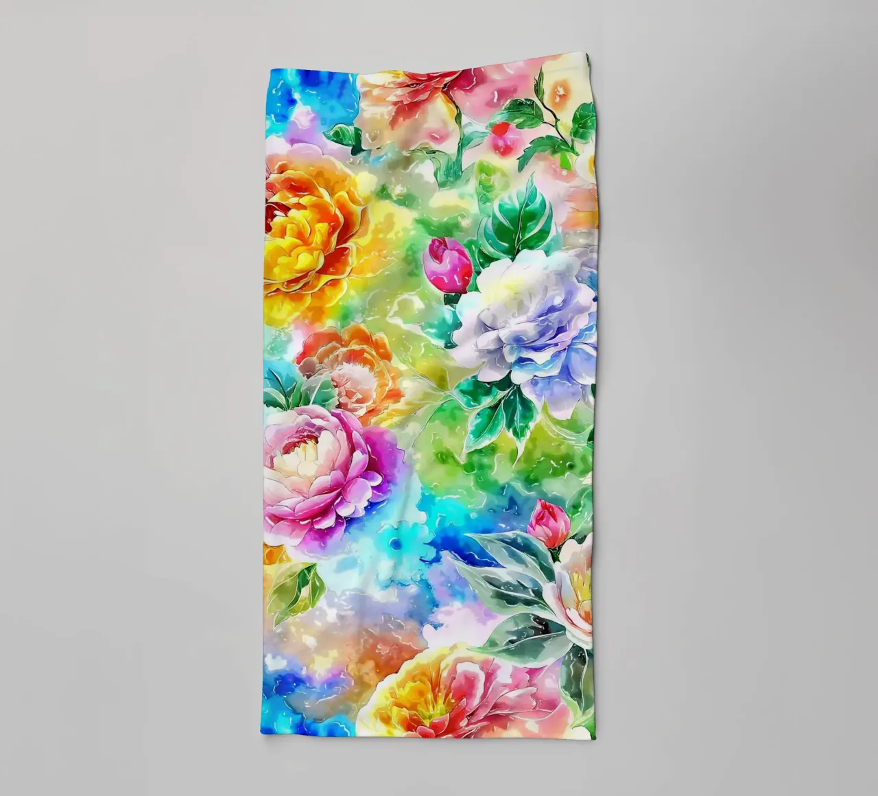 Ethereal Bloomscape towel by Botanical Pattern House