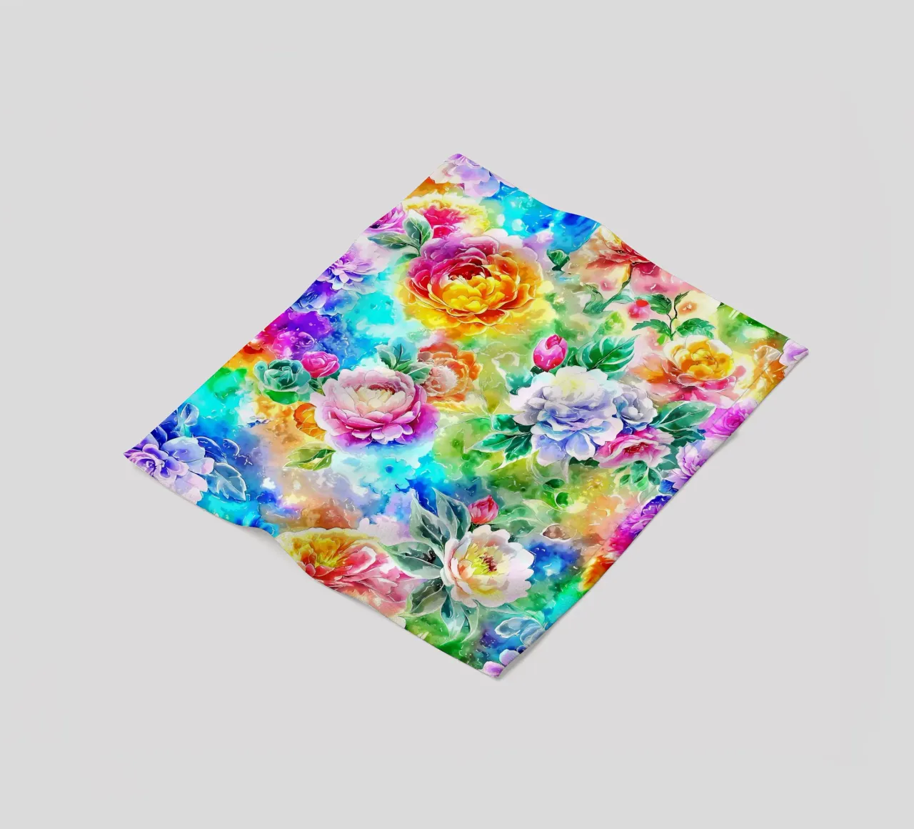 Paesaggio fiorito etereo coperta in pile da Botanical Pattern House