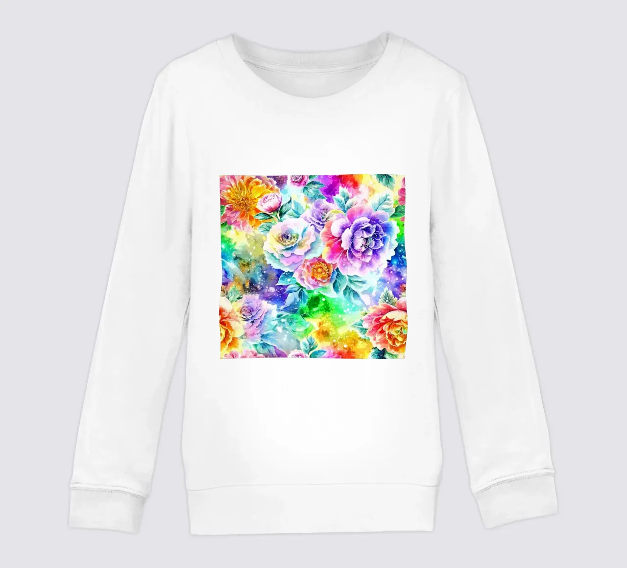 Paesaggio fiorito etereo felpa bambino da Botanical Pattern House