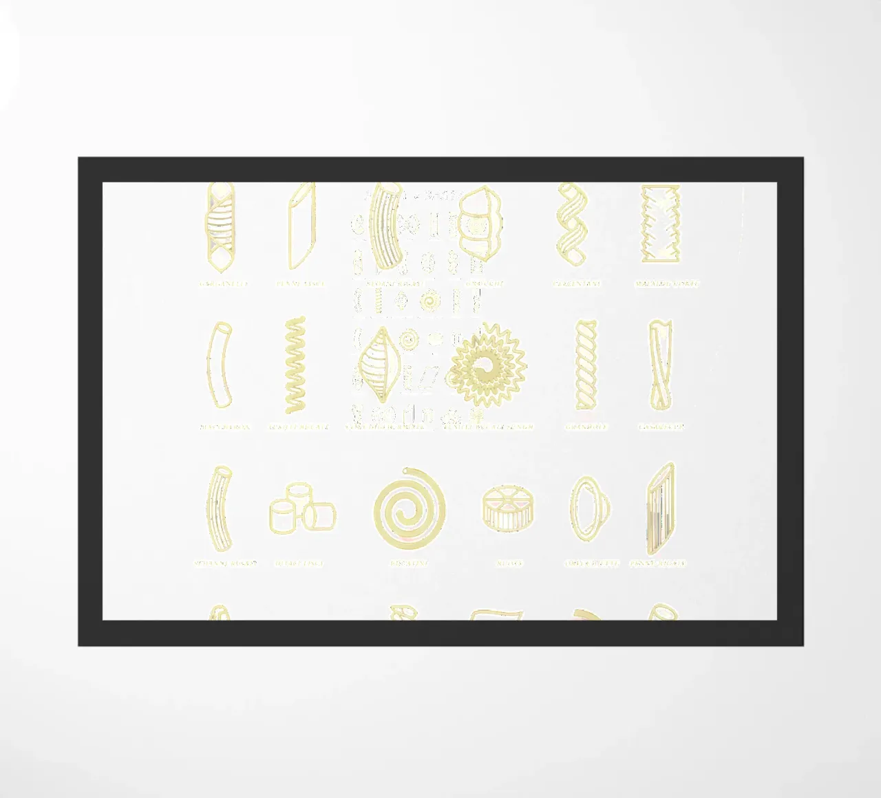 Pasta e Basta zerbino da Attaboy Dsgn