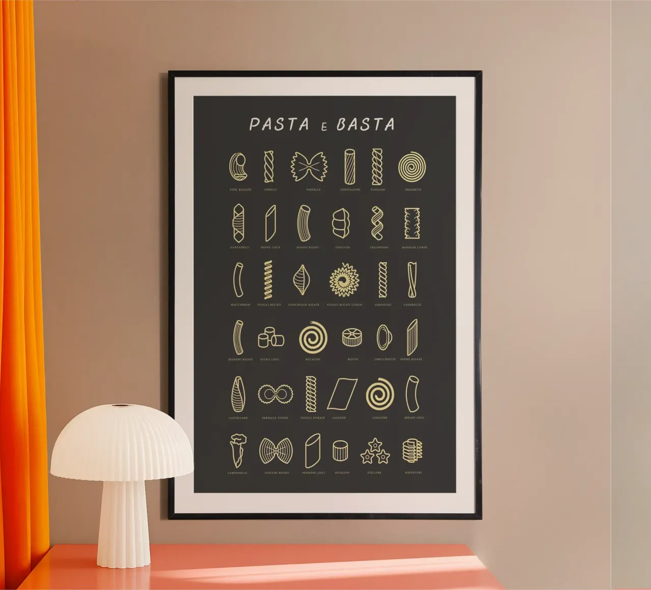 Pasta e Basta poster da Attaboy Dsgn