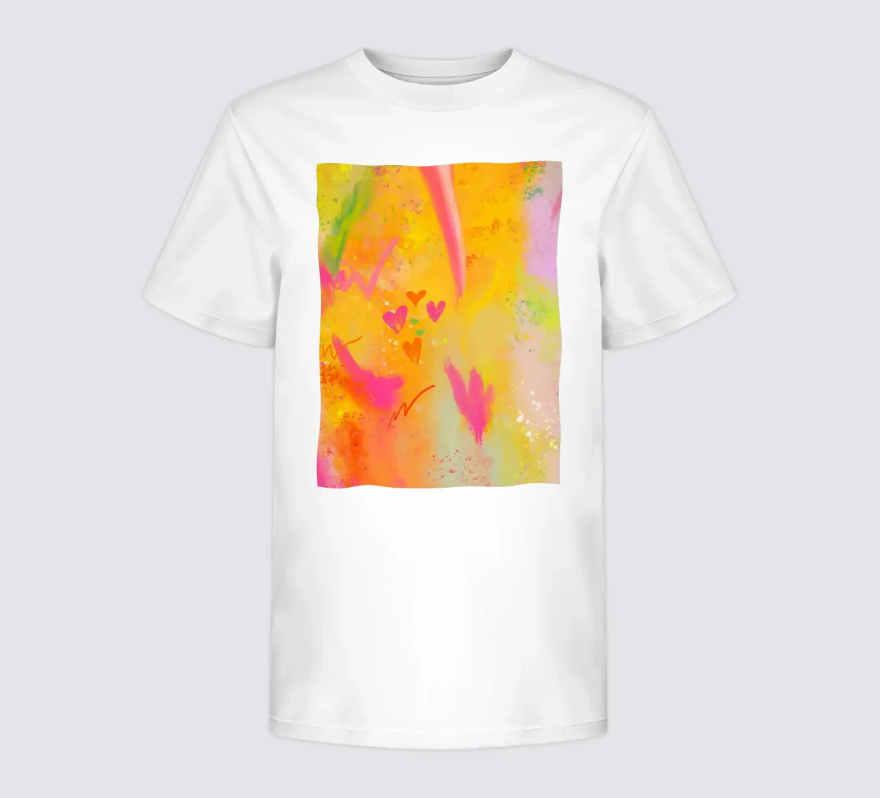 A Sprinkle of Happy - Kleines Glück - Abstrakte Kunst t-shirt bambini da Petra Lang