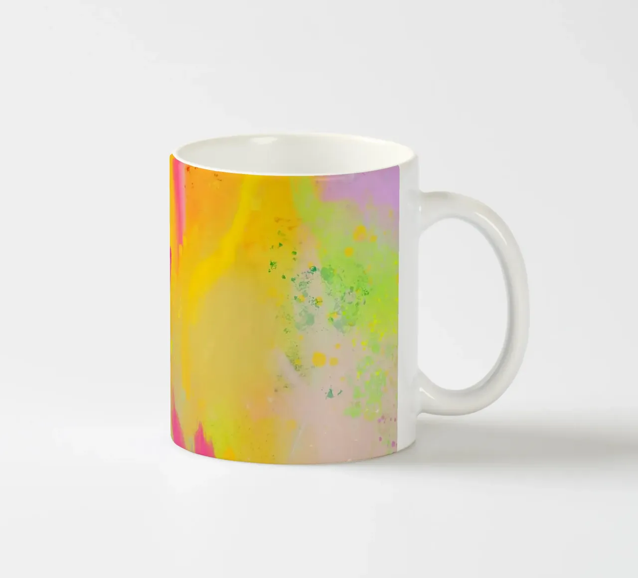 A Sprinkle of Happy - Kleines Glück - Abstrakte Kunst tazza in ceramica da Petra Lang