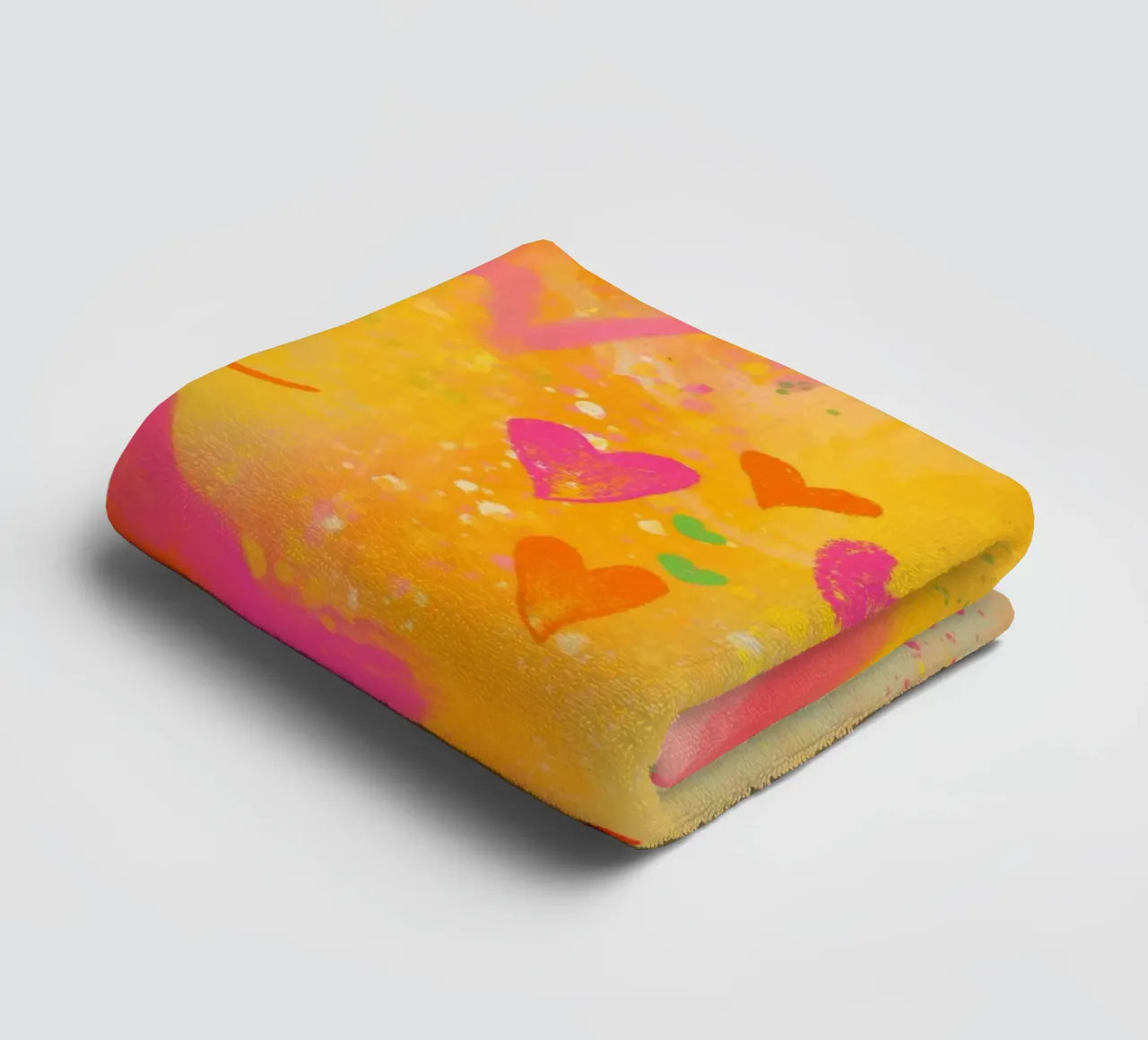 A Sprinkle of Happy - Kleines Glück - Abstrakte Kunst asciugamano da bagno da Petra Lang