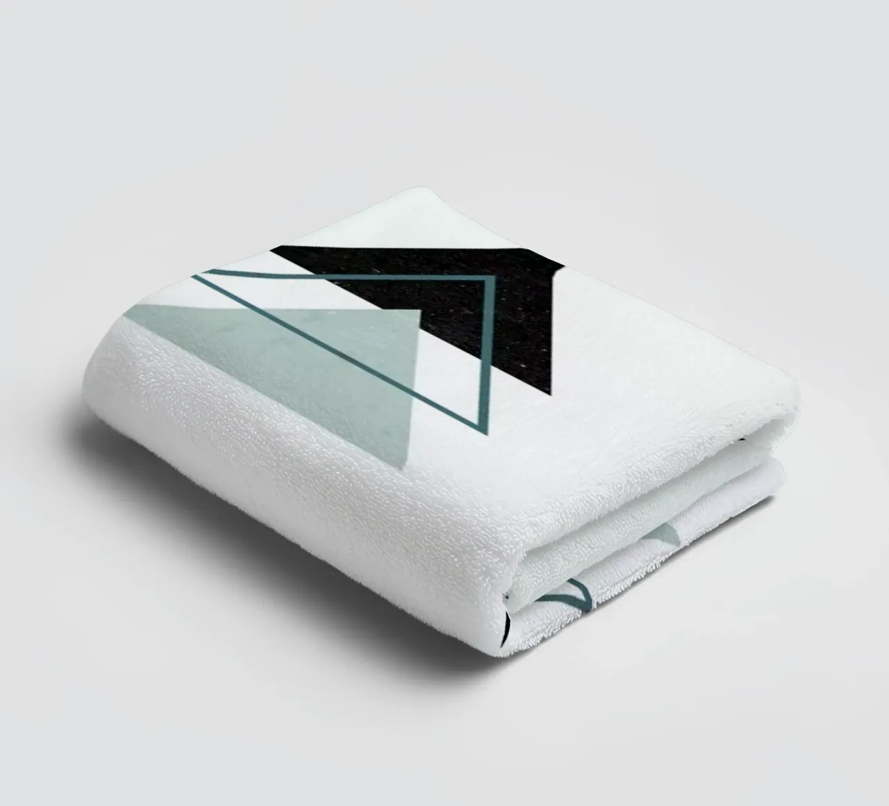 Art Deco Christmas Trees towel by daylight design studio