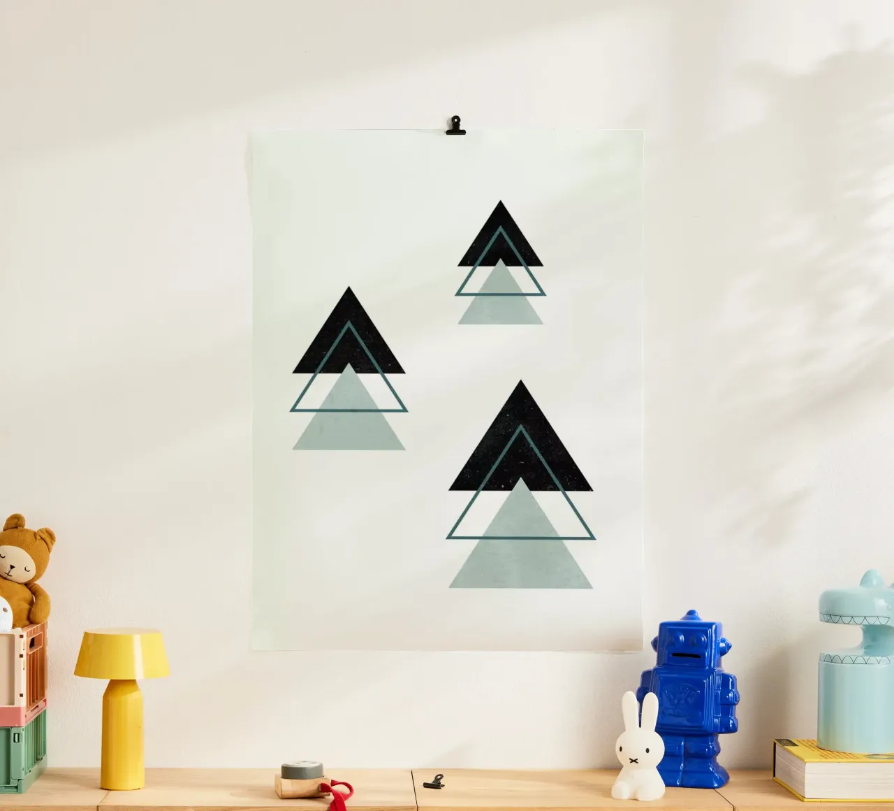 Art Deco Christmas Trees Hahnemühle von daylight design studio