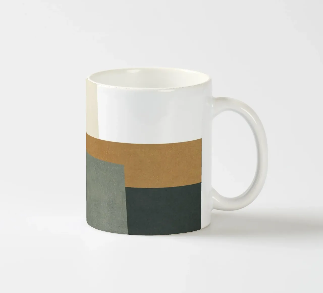 Geometric Shapes no. 26 Keramik Tasse von adrianooliveira
