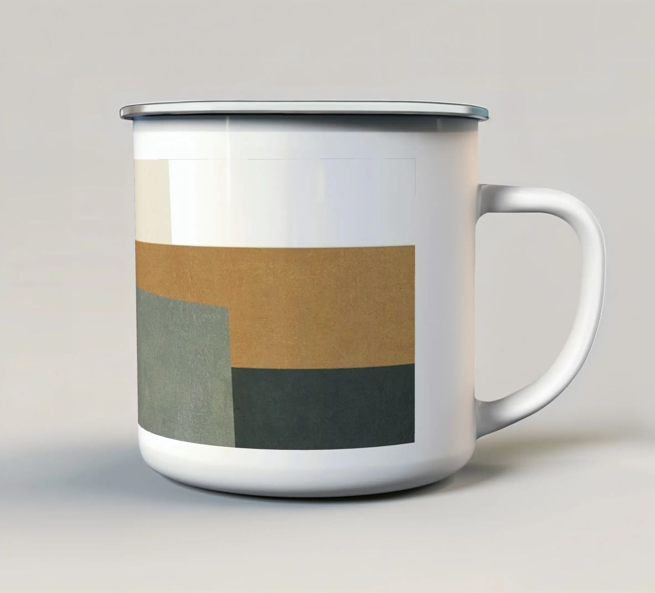 Geometric Shapes no. 26 tazza in smalto da adrianooliveira