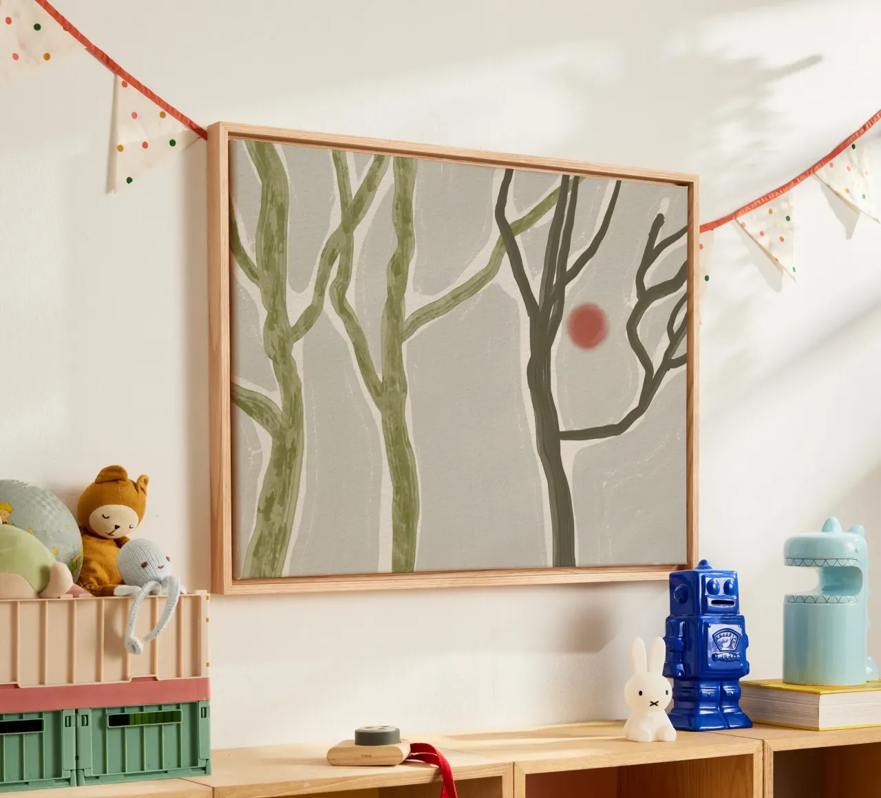 Autumn forest acrylic glass by Little Dean