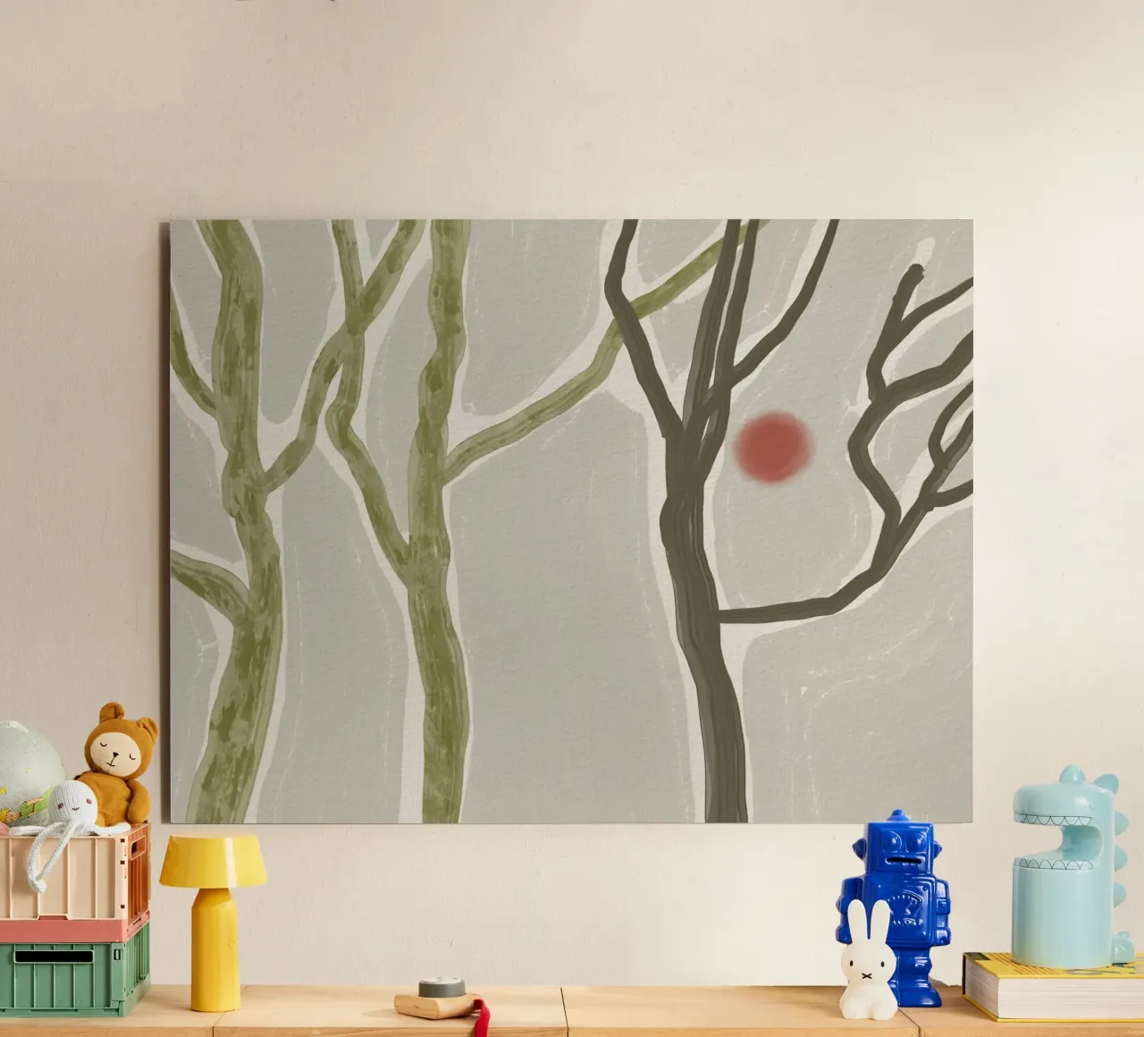 Foresta autunnale alluminio dibond da Little Dean