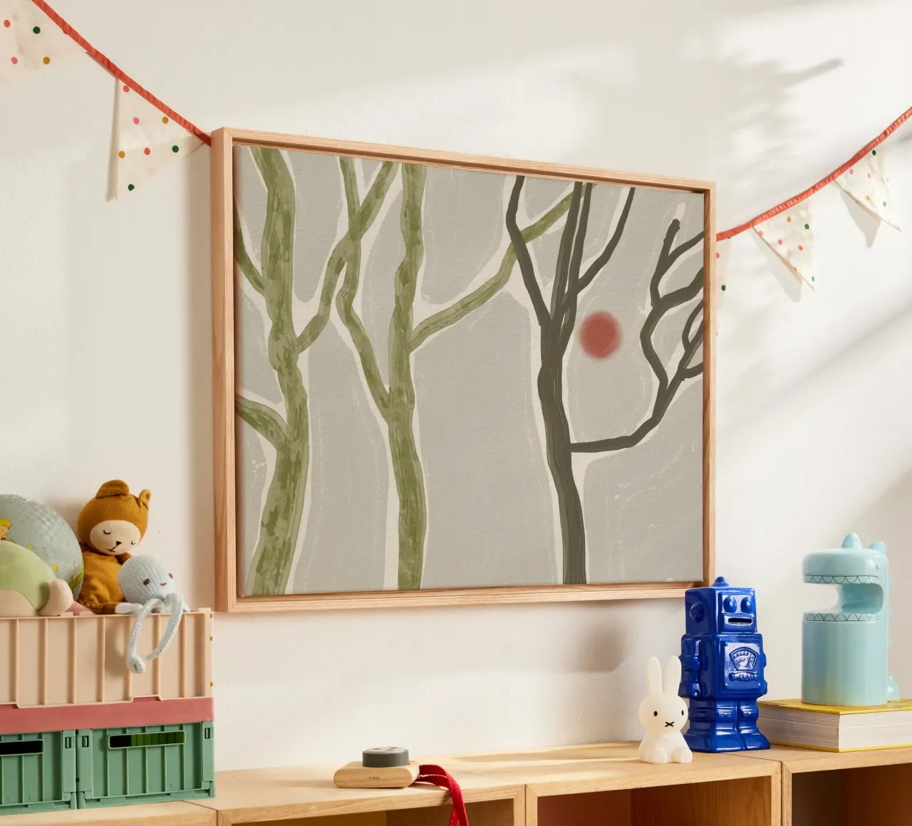 Foresta autunnale tela da Little Dean