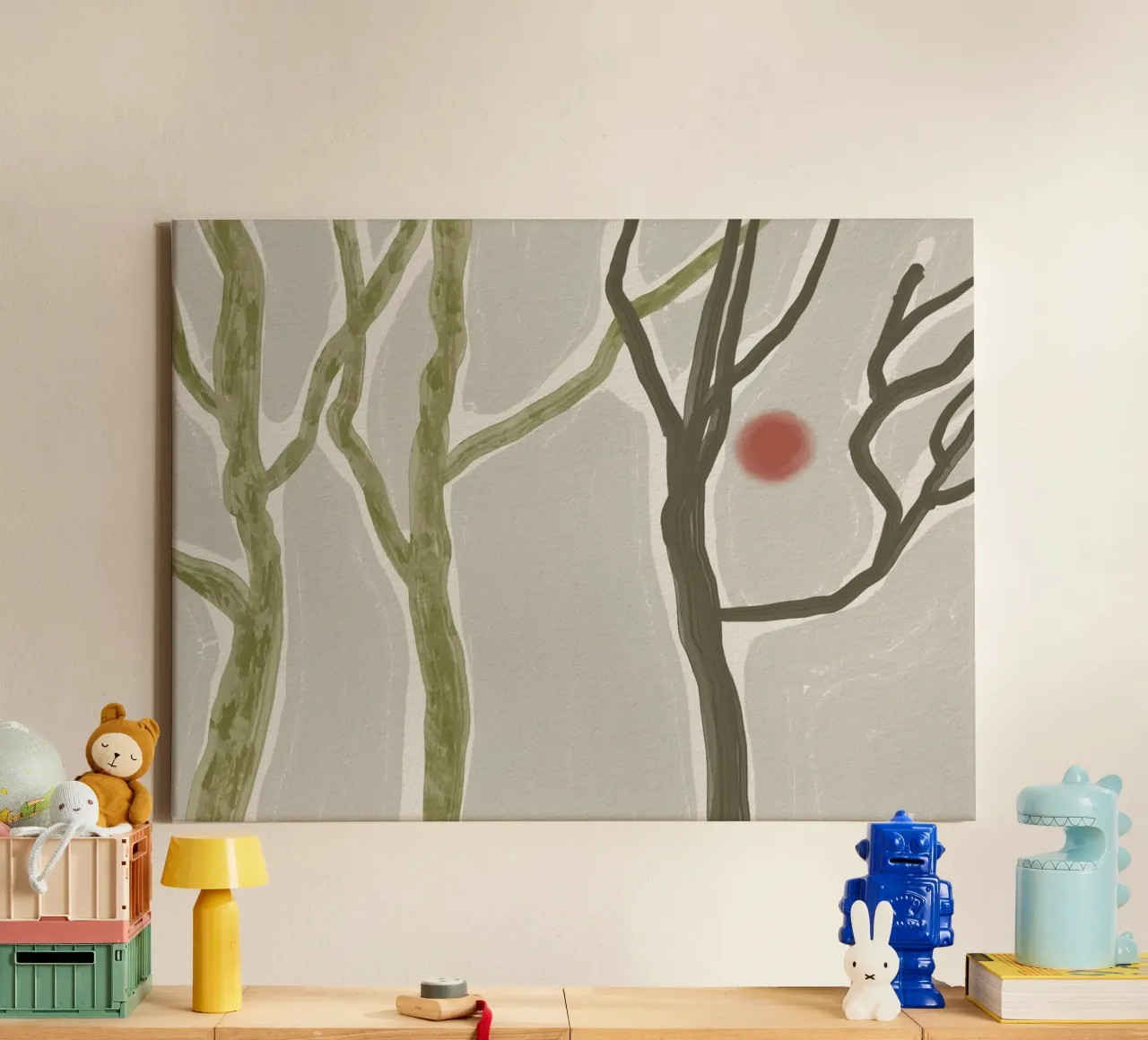 Foresta autunnale tela da Little Dean