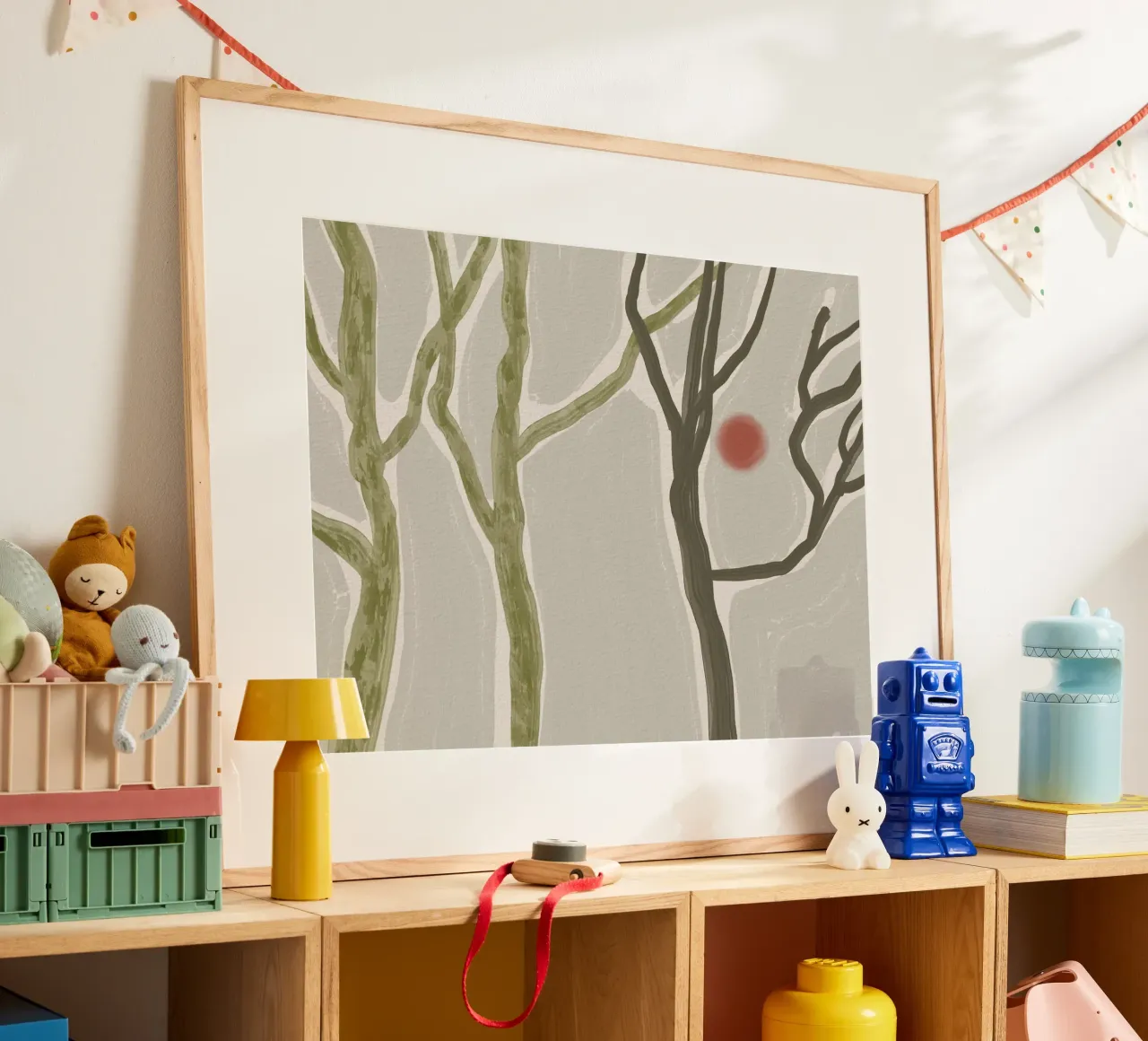 Autumn forest poster by Little Dean