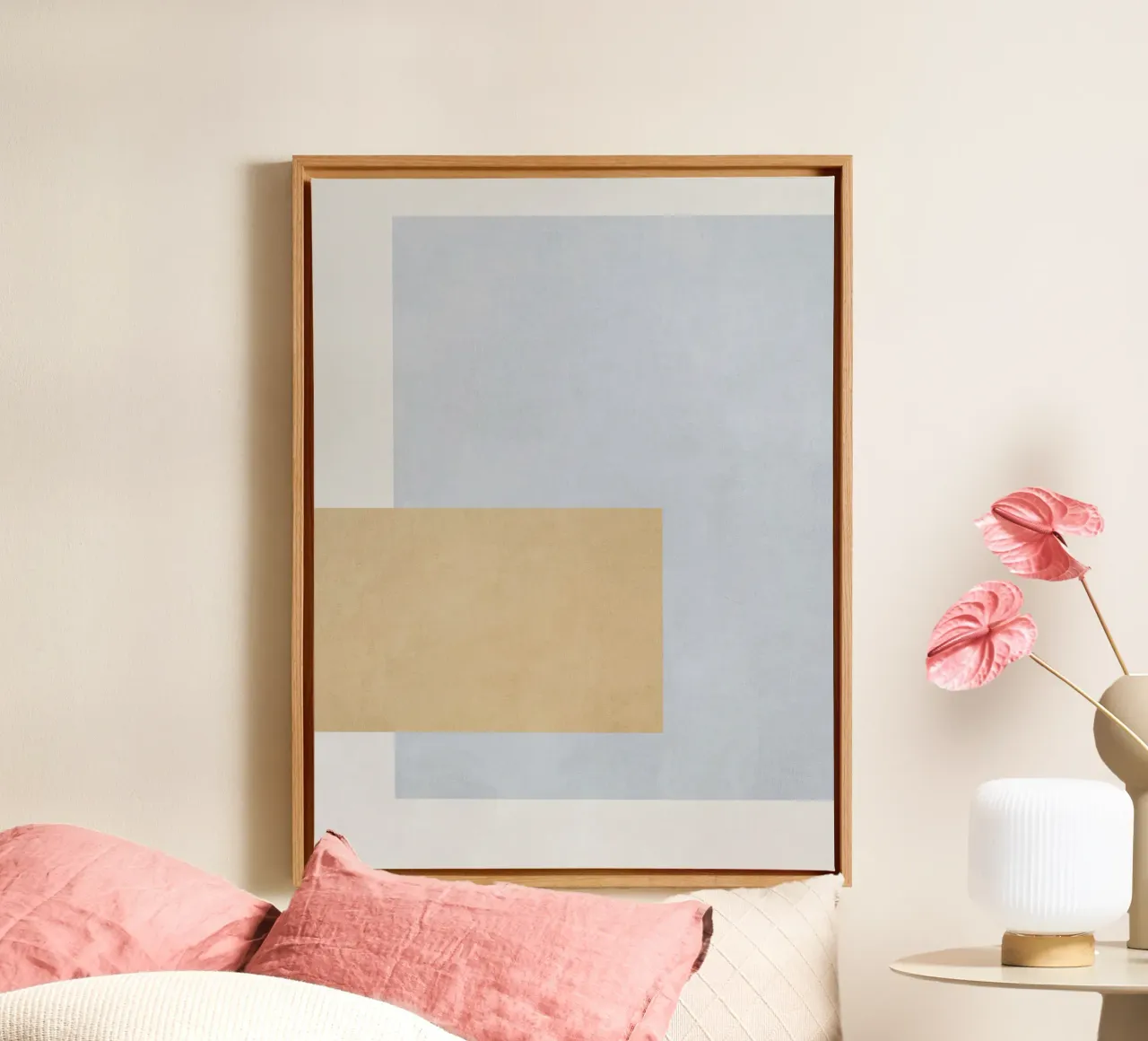 Geometric Shapes no. 29 tela con Cornice a cassetta da adrianooliveira