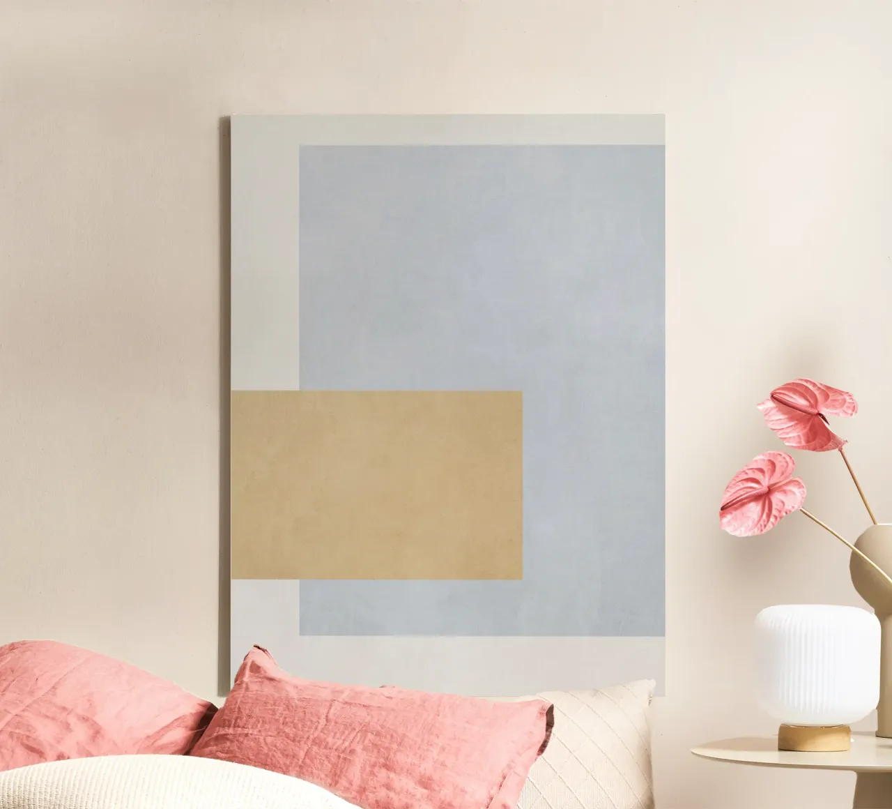 Geometric Shapes no. 29 tela con Cornice a cassetta da adrianooliveira